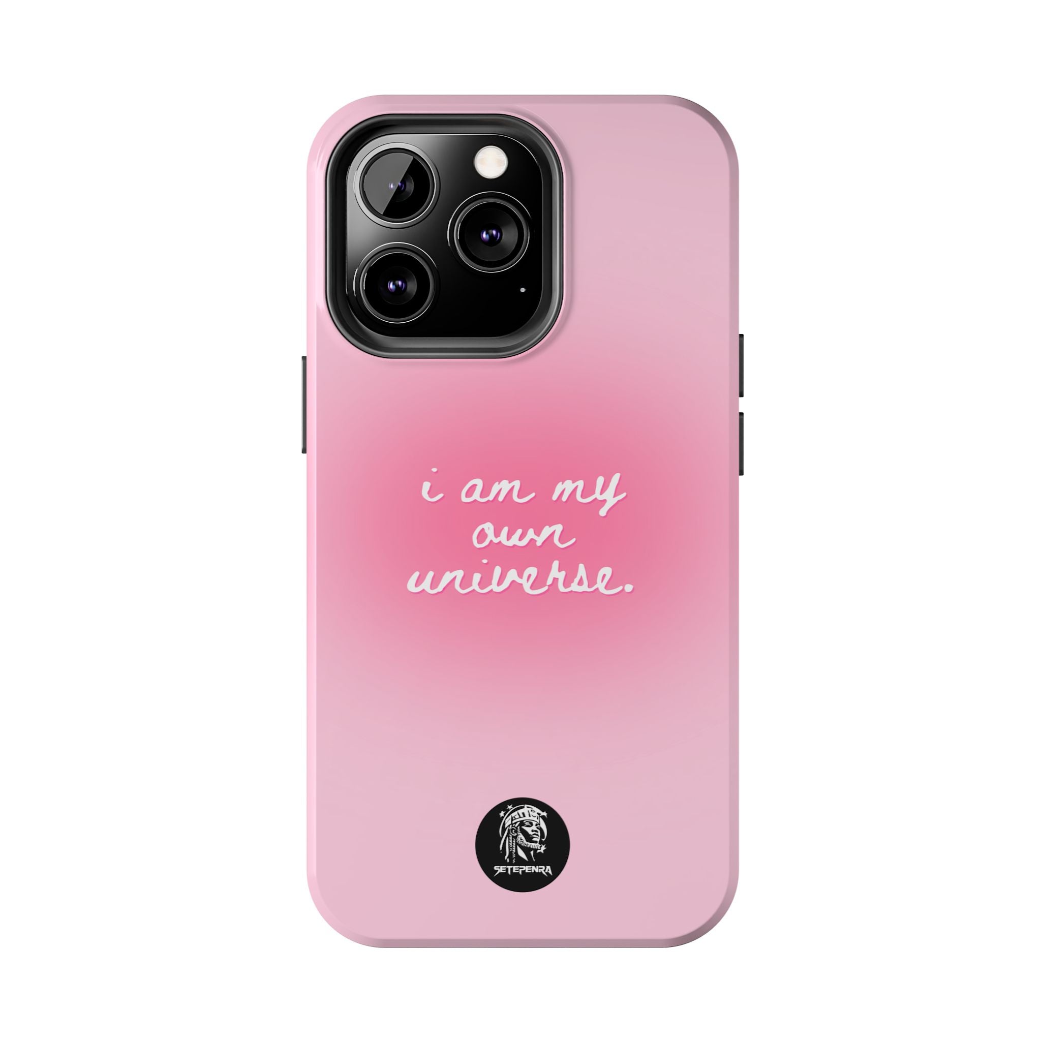 I Am My Own Universe Tough Phone Case (For iPhone, Galaxy & More) - Light Pink
