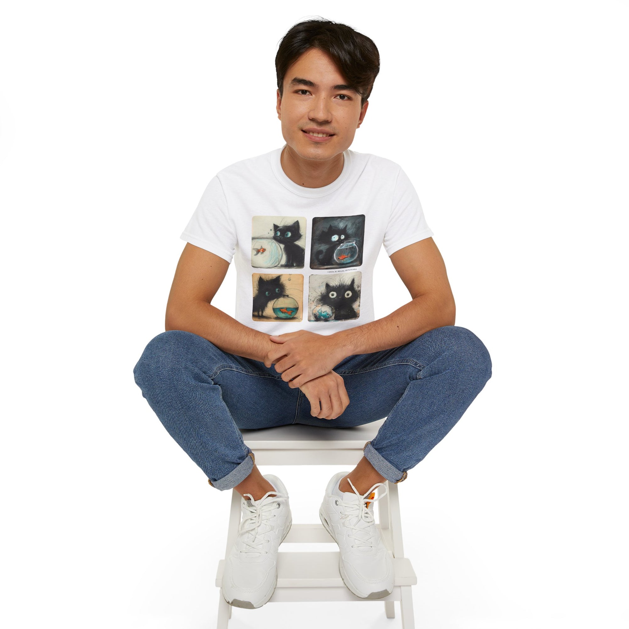Fishy Kitty Unisex Ultra Cotton Tee