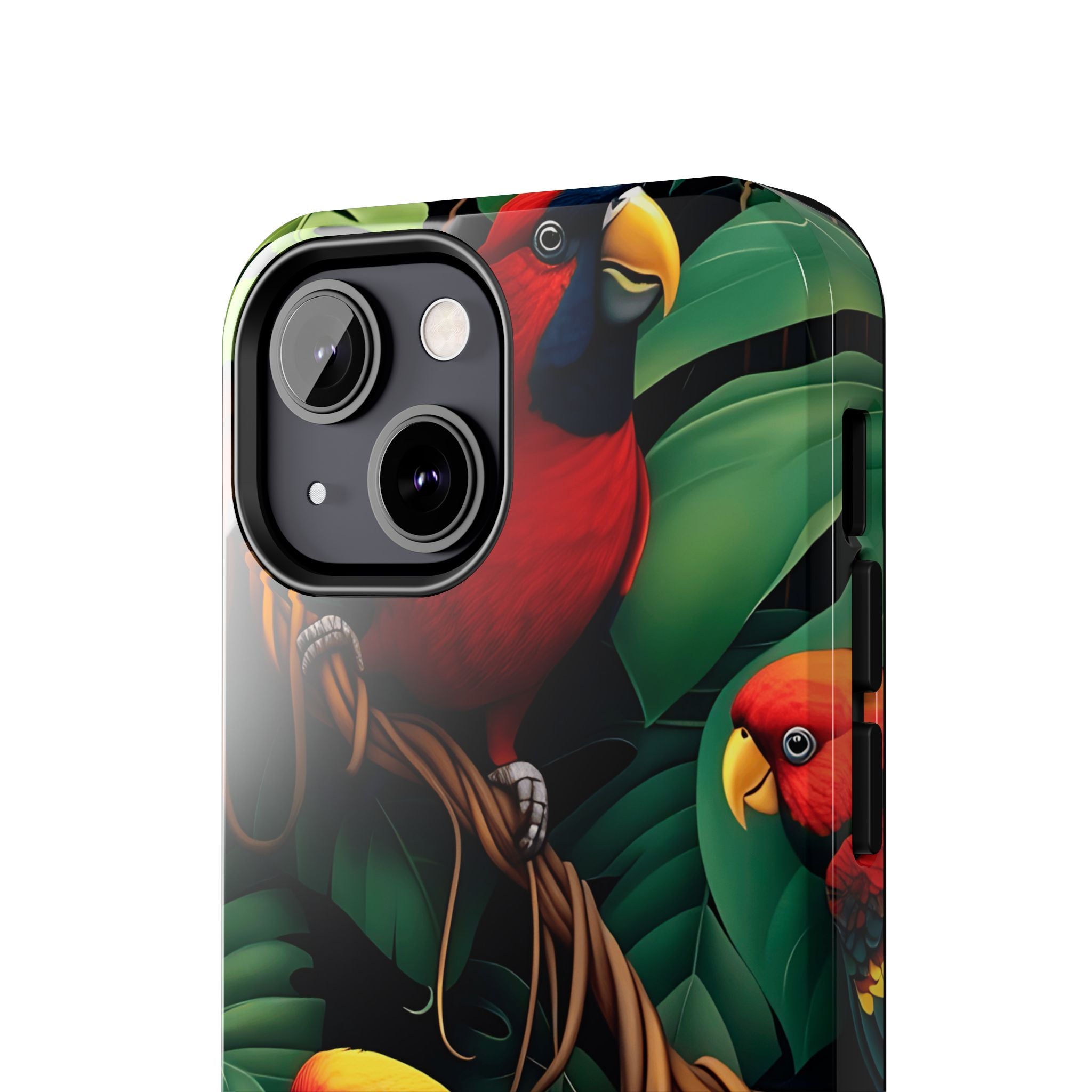 Tri-Parrot Tough Phone Case (For iPhone, Galaxy & More)