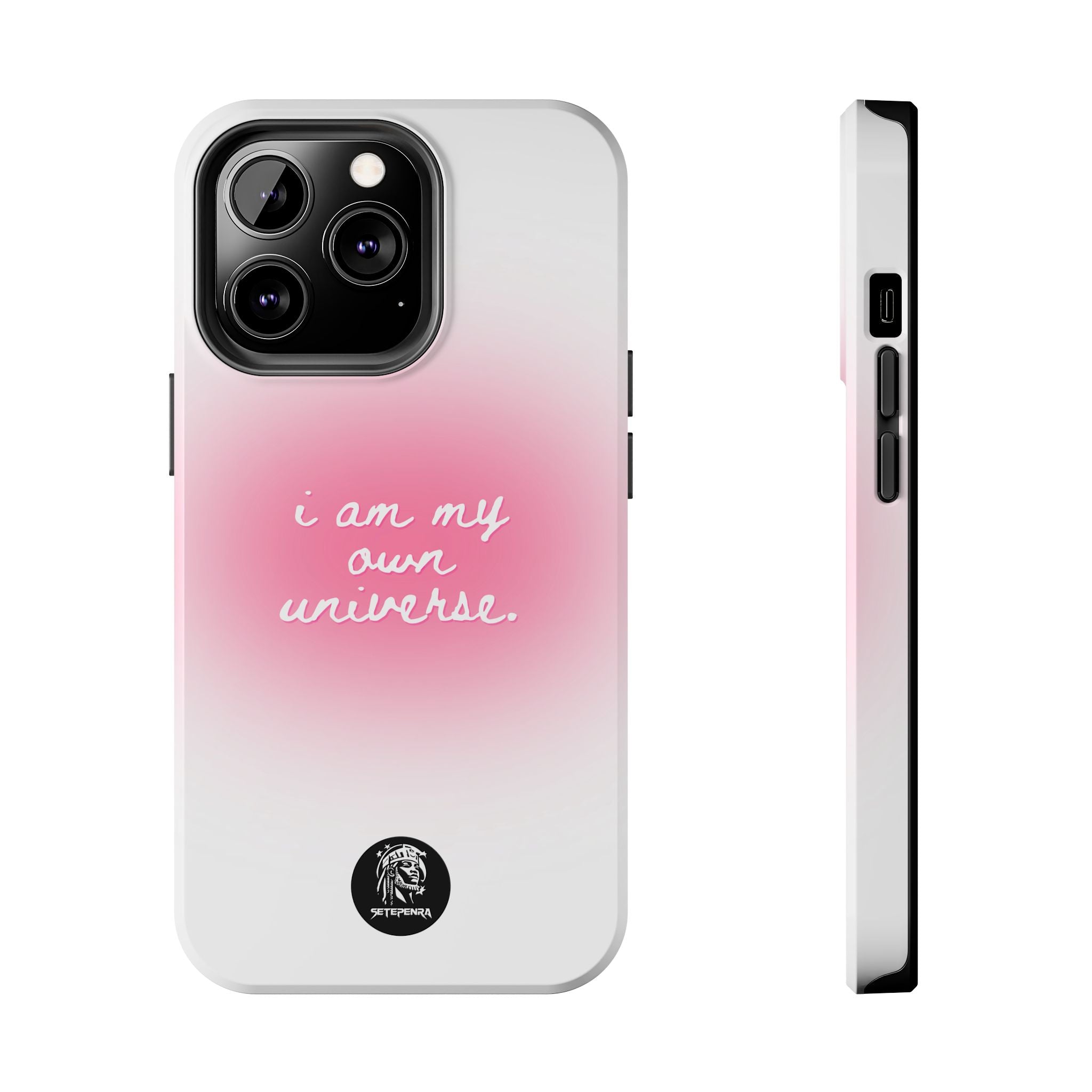 I Am My Own Universe Tough Phone Case (For iPhone, Galaxy & More) - White SETEPENRA Phone Case.