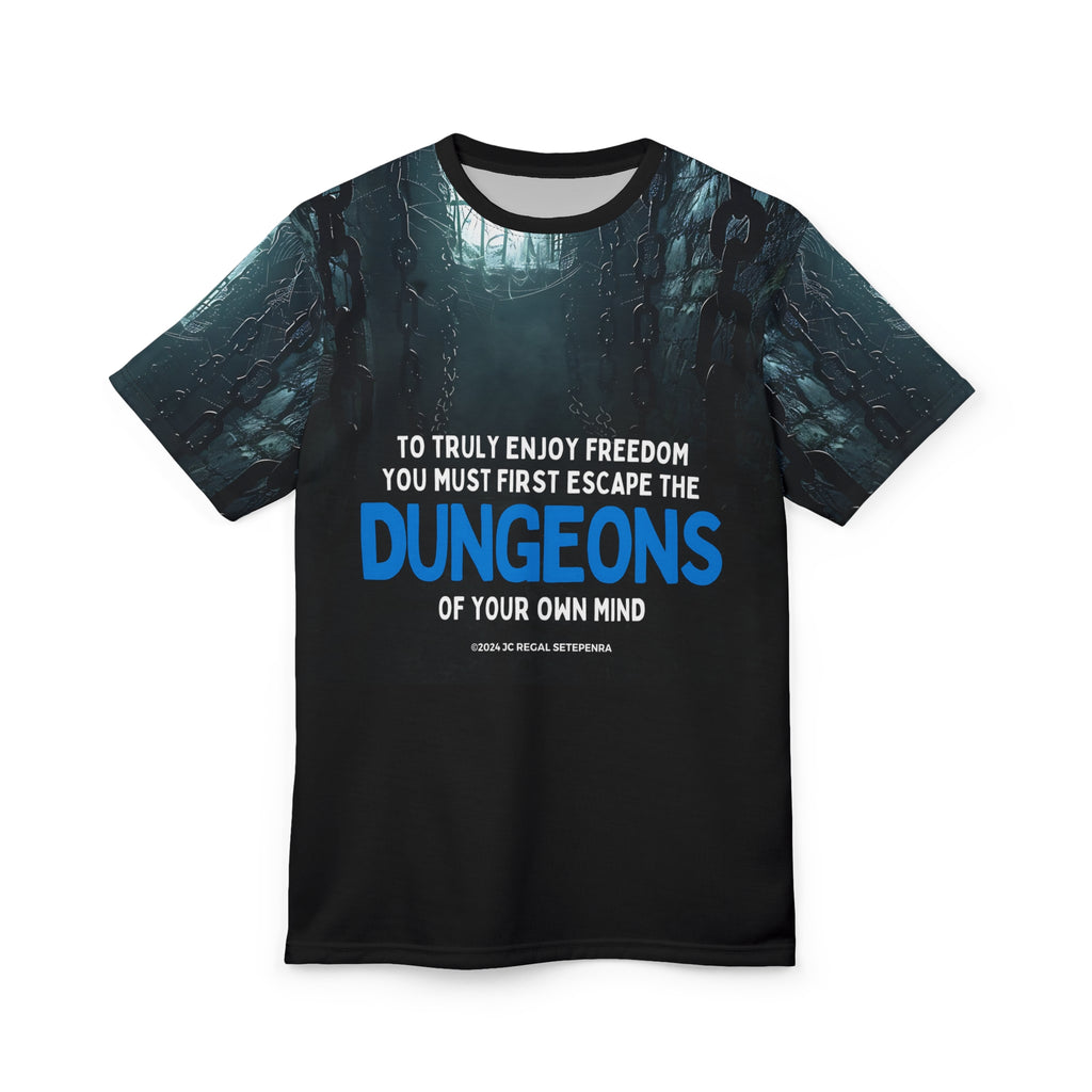 Escape The Dungeons Unisex Cut & Sew Tee SETEPENRA All Over Prints.