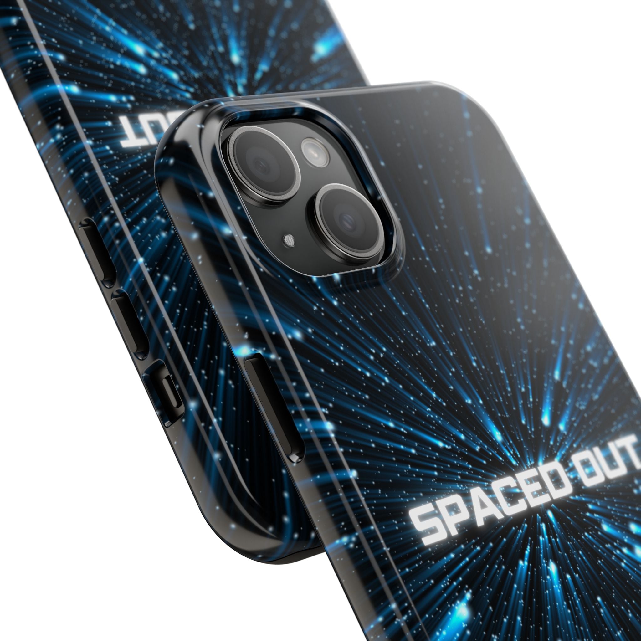 Spaced Out Tough Phone Case — Cosmic Space Warp Protective Cover