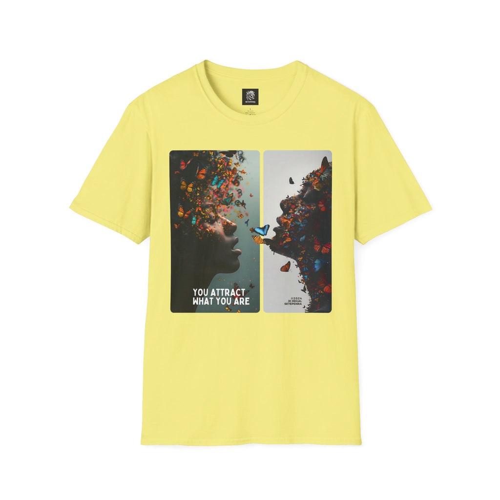 You Attract What You Are (2nd Edition) Unisex Softstyle T-Shirt SETEPENRA T-Shirt.
