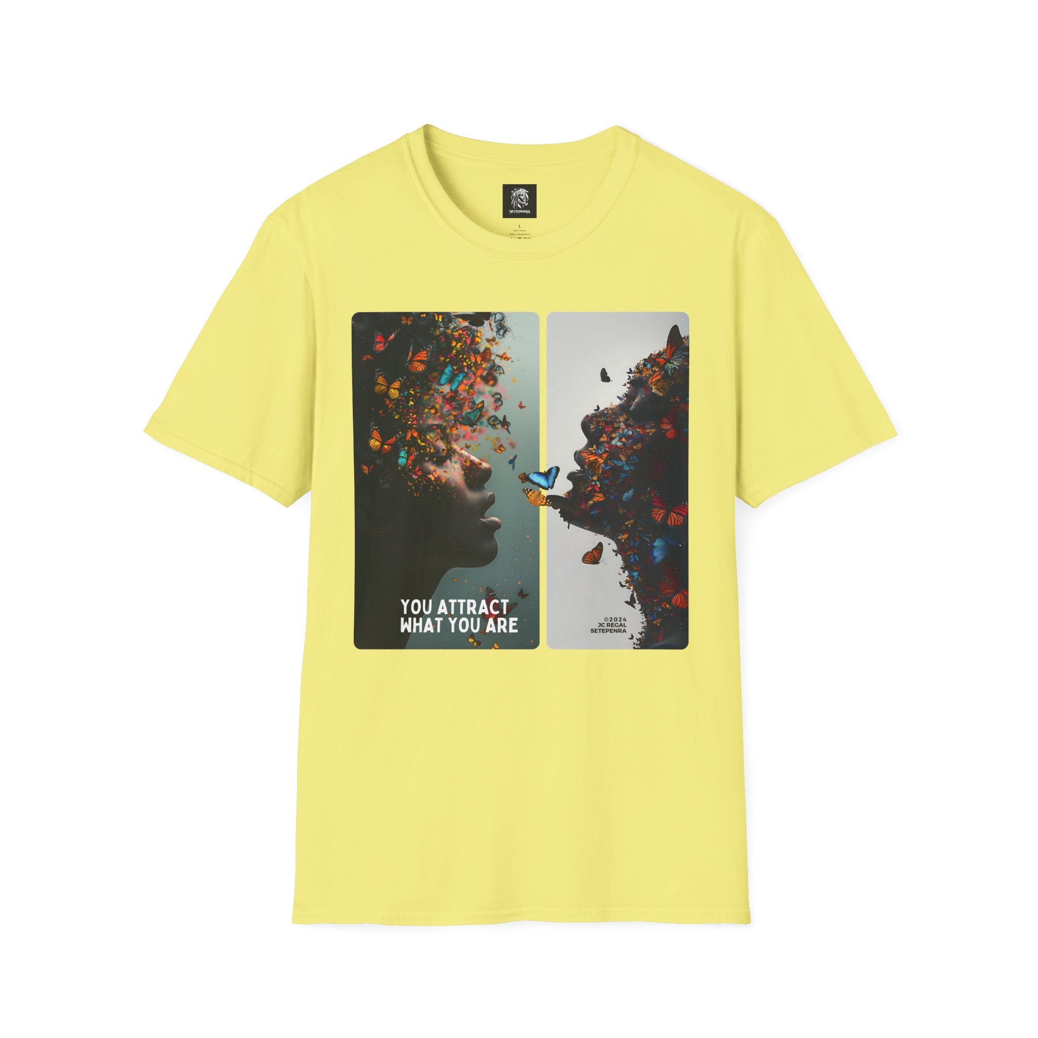 You Attract What You Are (2nd Edition) Unisex Softstyle T-Shirt SETEPENRA T-Shirt.