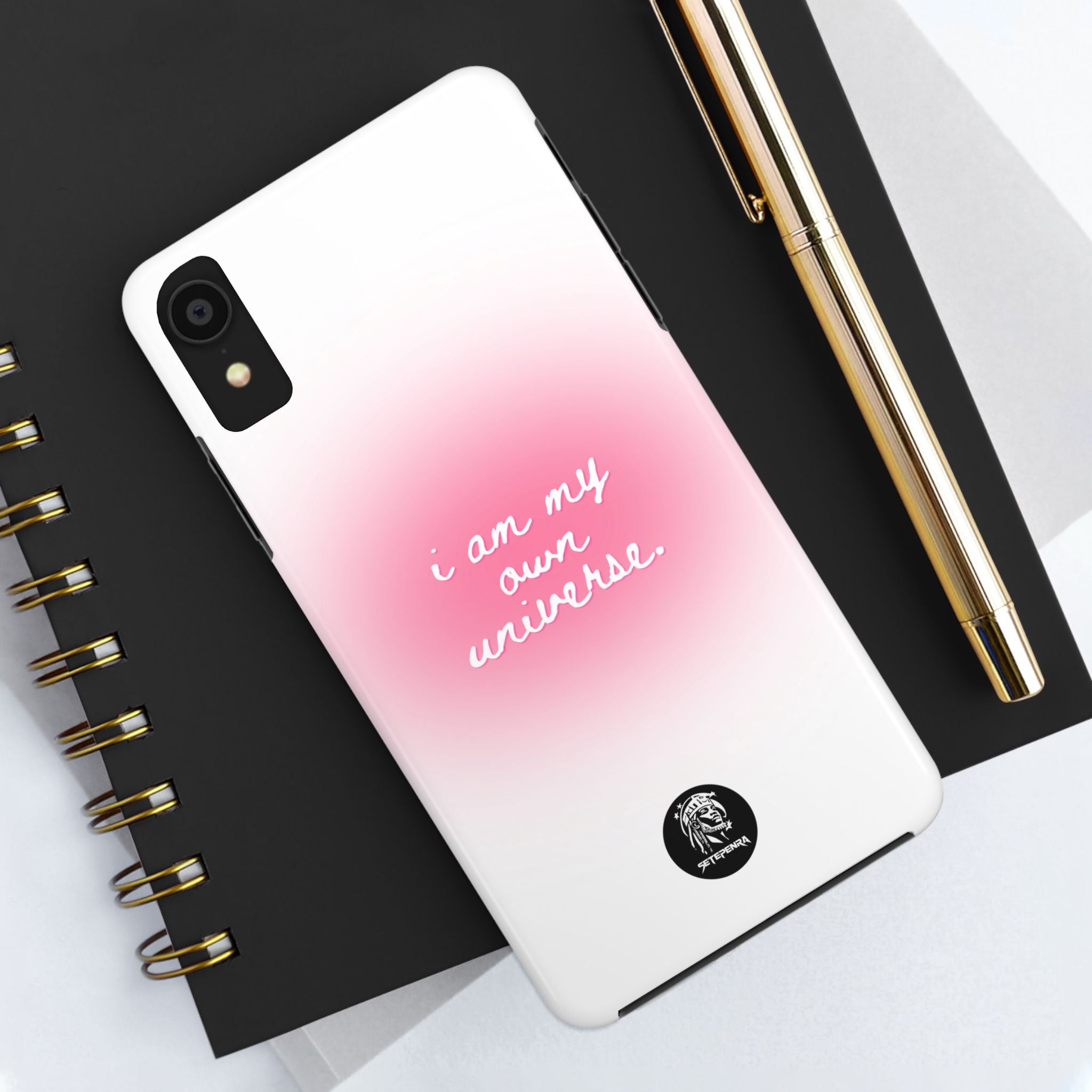 I Am My Own Universe Tough Phone Case (For iPhone, Galaxy & More) - White