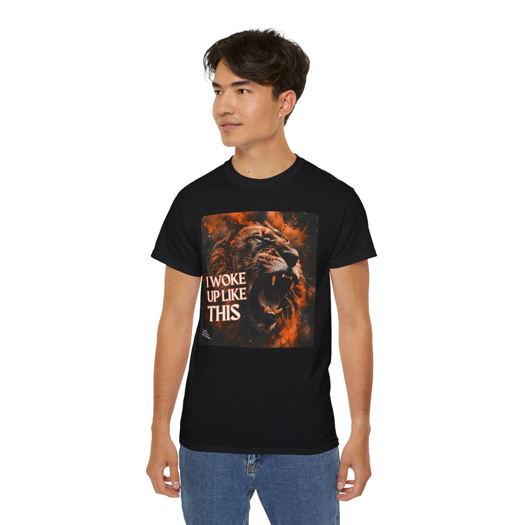 I Woke Up Like This (Roaring Edition 1) Unisex Ultra Cotton Tee