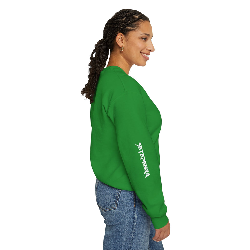 Channel It Unisex Heavy Blend™ Crewneck Sweatshirt (White Print)