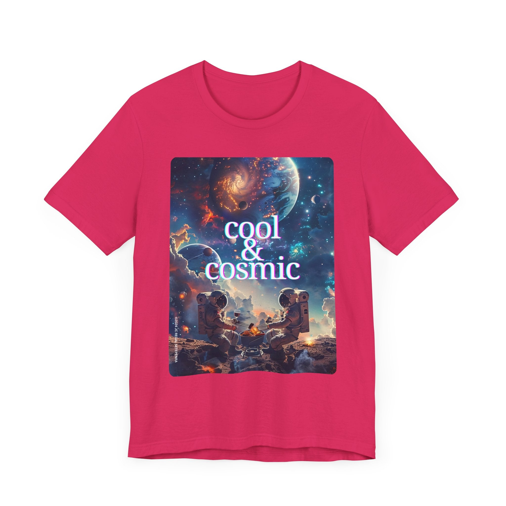 Cool & Cosmic Unisex Jersey Short Sleeve Tee SETEPENRA T-Shirt.