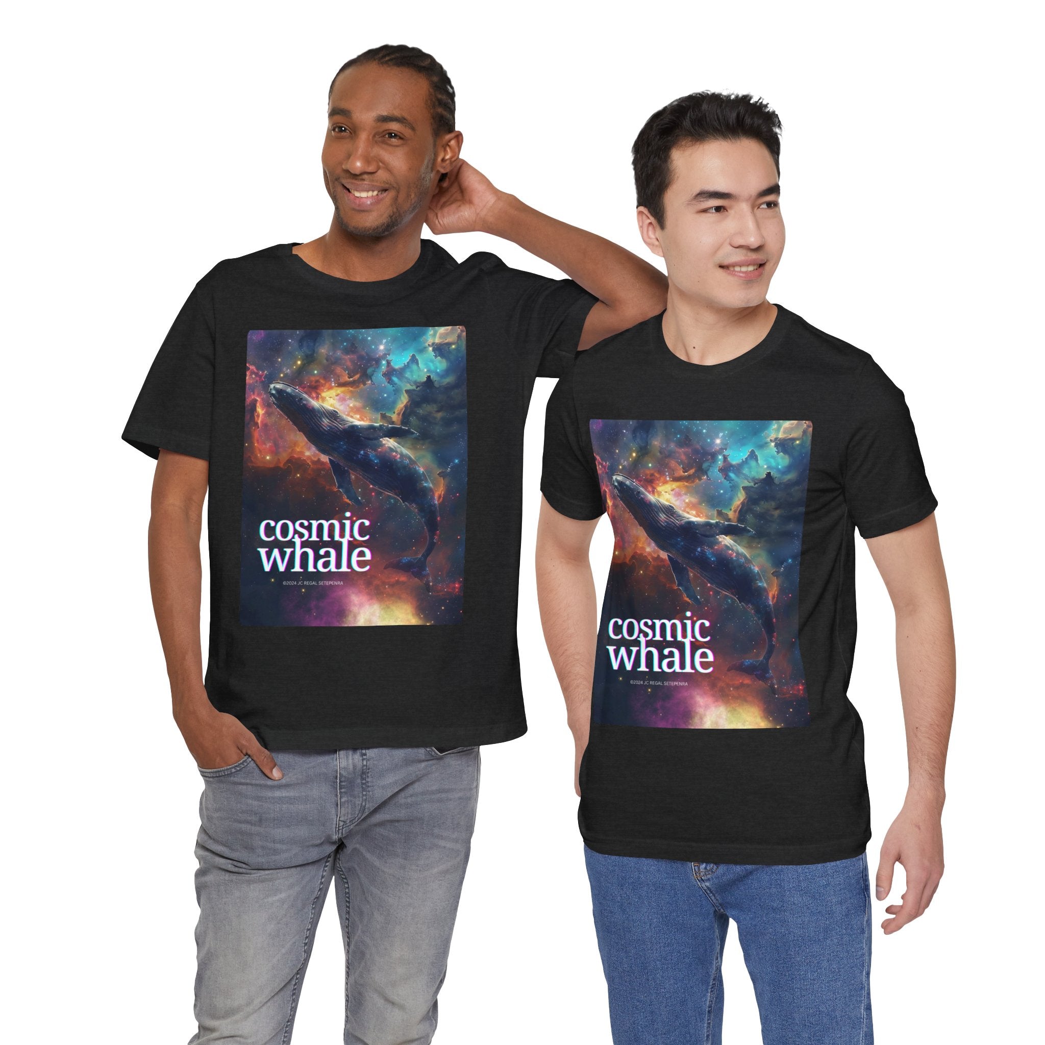Cosmic Whale Unisex Jersey Short Sleeve Tee