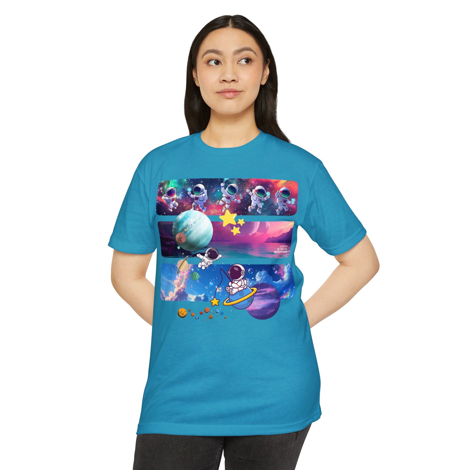 Astro Cosmo Unisex CVC Jersey T-shirt