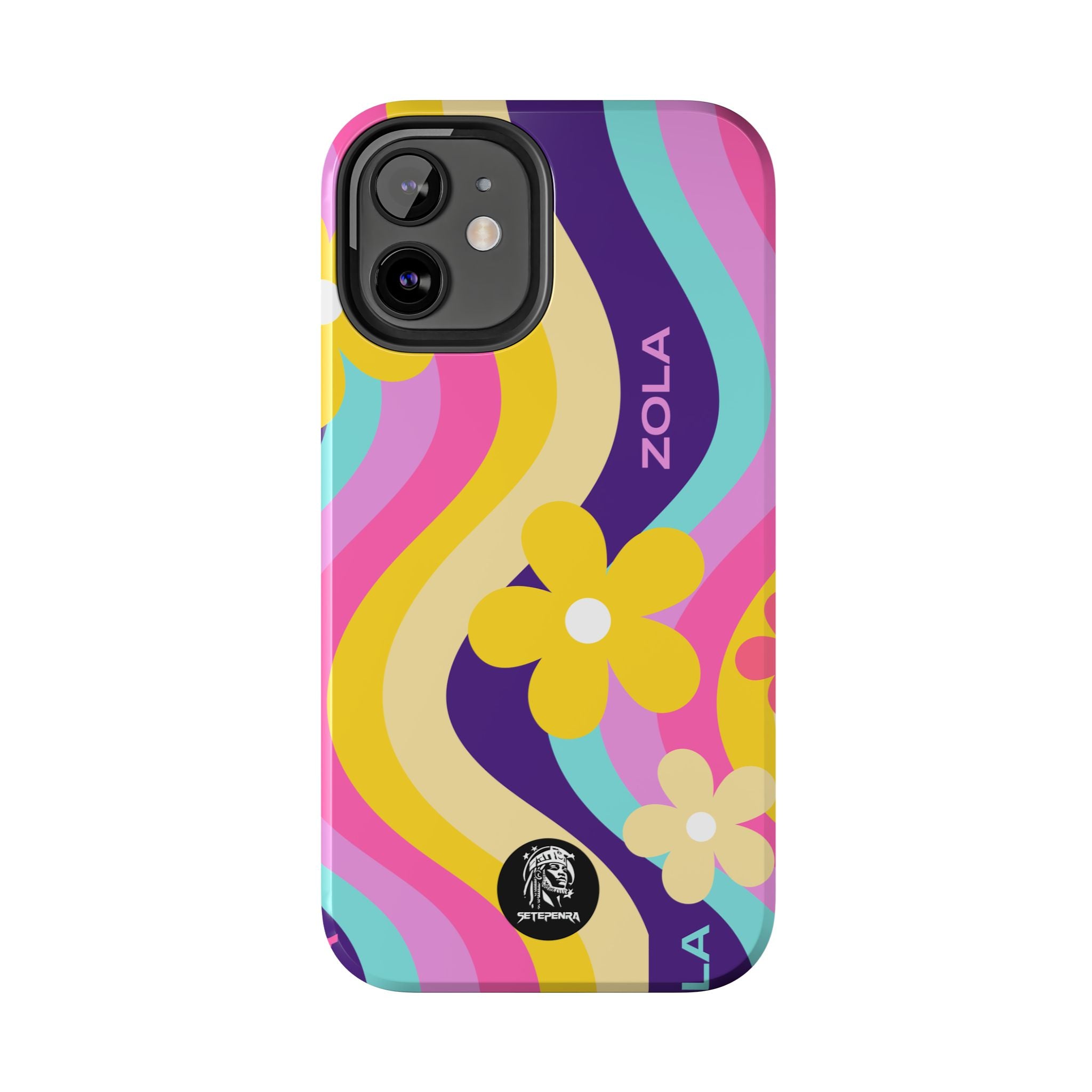 Zola Tough Phone Case (For iPhone, Galaxy & More) - Purple Wave
