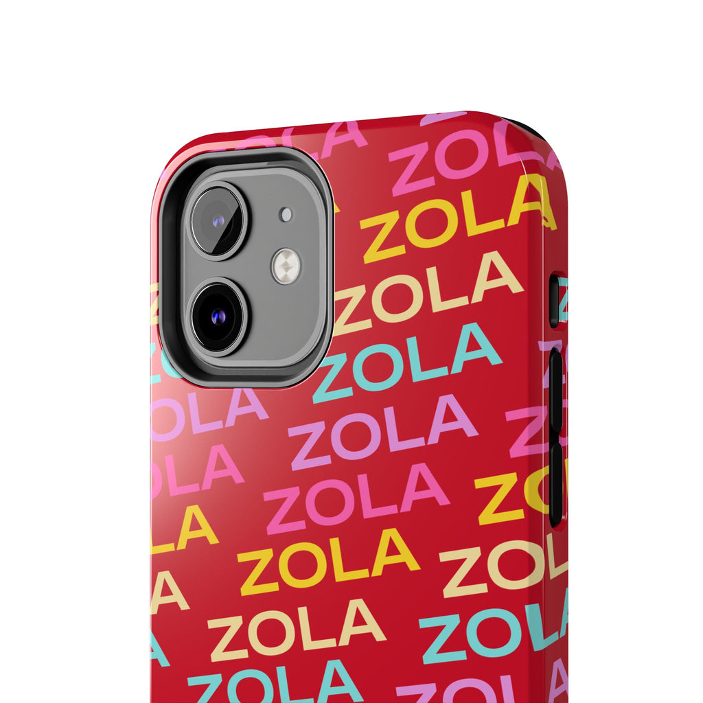 Zola Tough Phone Case (For iPhone, Galaxy & More) - Dark Red