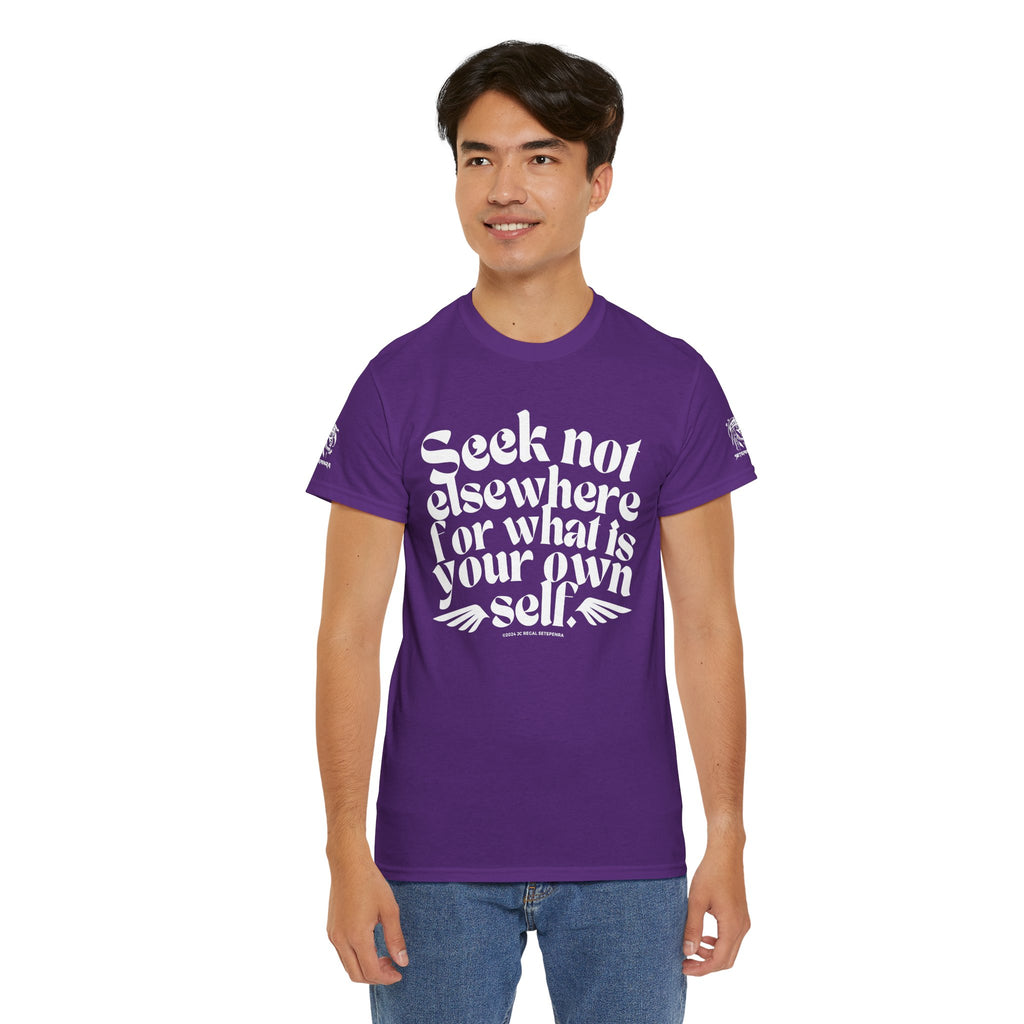 Seek Not Elsewhere Unisex Heavy Cotton Tee