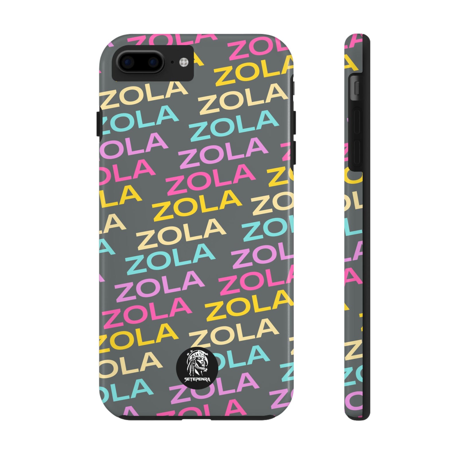Zola Tough Phone Case (For iPhone, Galaxy & More) - Dark Grey SETEPENRA Phone Case.