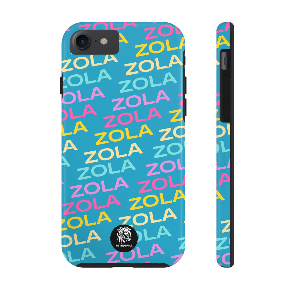 Zola Tough Phone Case (For iPhone, Galaxy & More) - Turquoise SETEPENRA Phone Case.