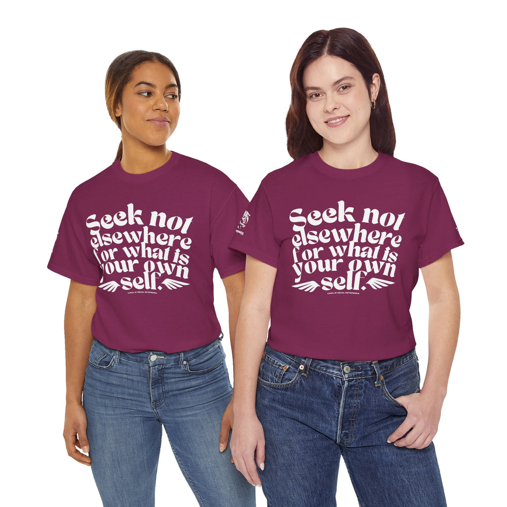 Seek Not Elsewhere Unisex Heavy Cotton Tee