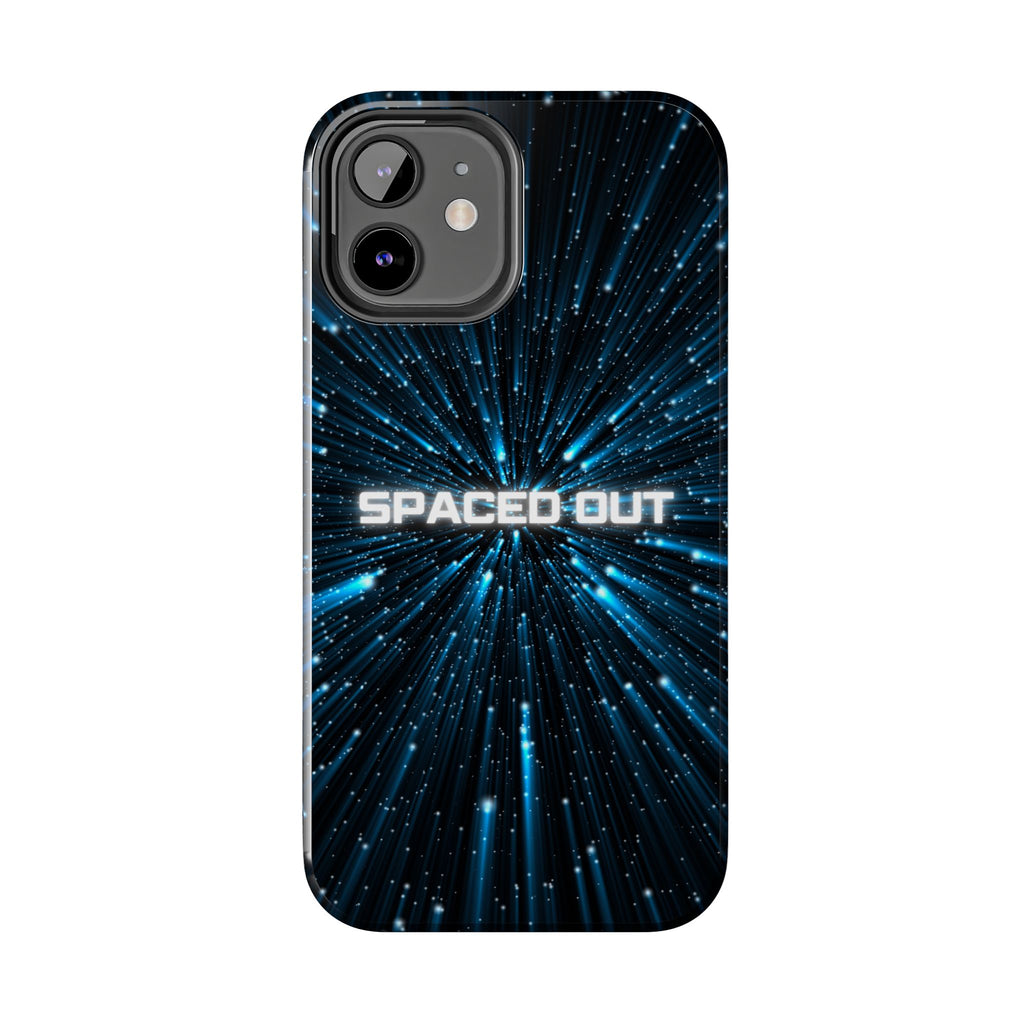 Spaced Out Tough Phone Case — Cosmic Space Warp Protective Cover