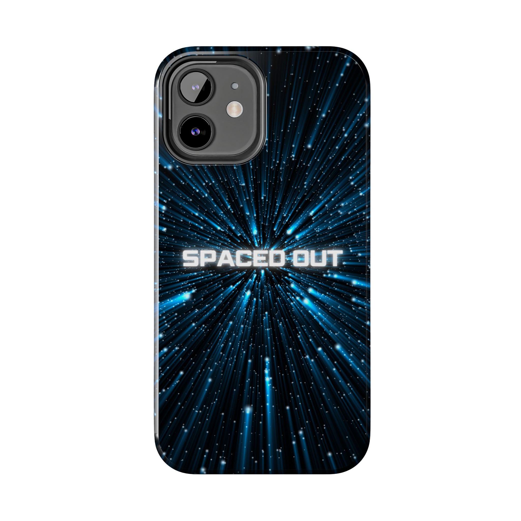 Spaced Out Tough Phone Case — Cosmic Space Warp Protective Cover