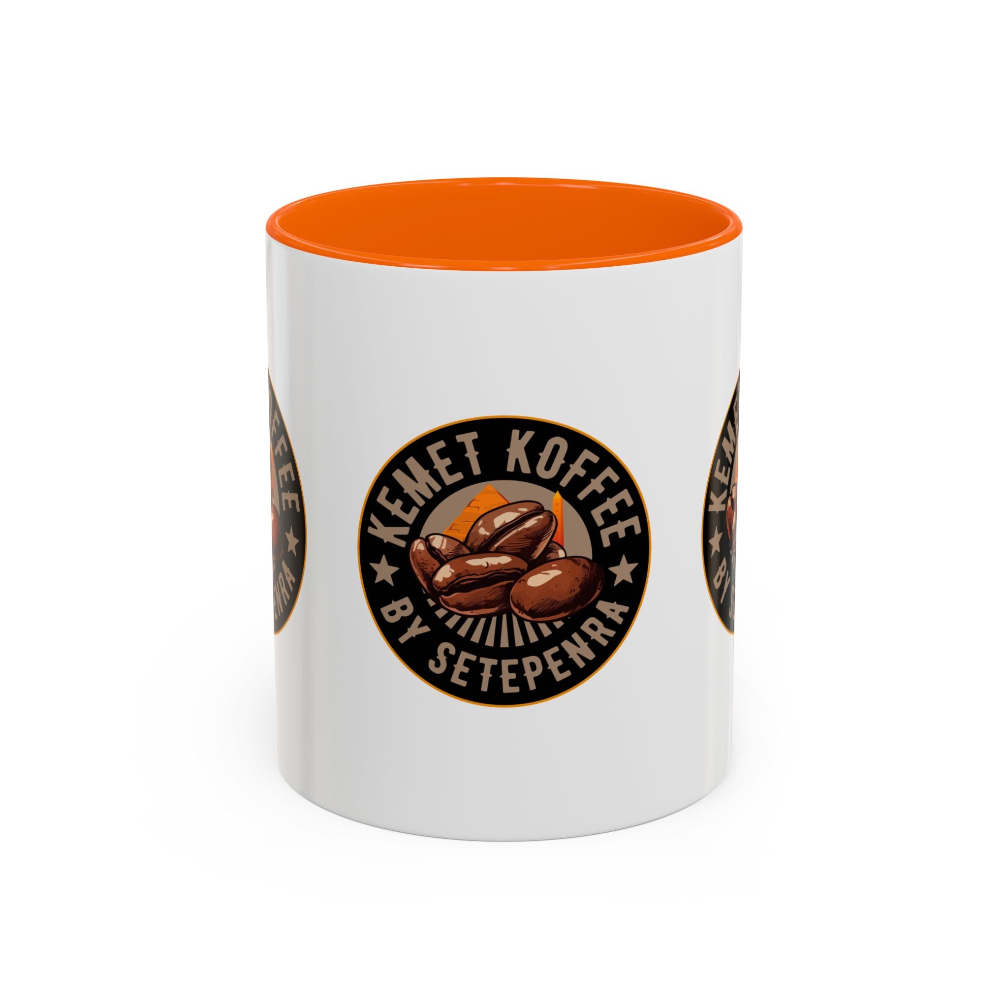 Kemet Koffee By Setepenra Accent Coffee Mug, 11oz, 15oz (Various Colors)