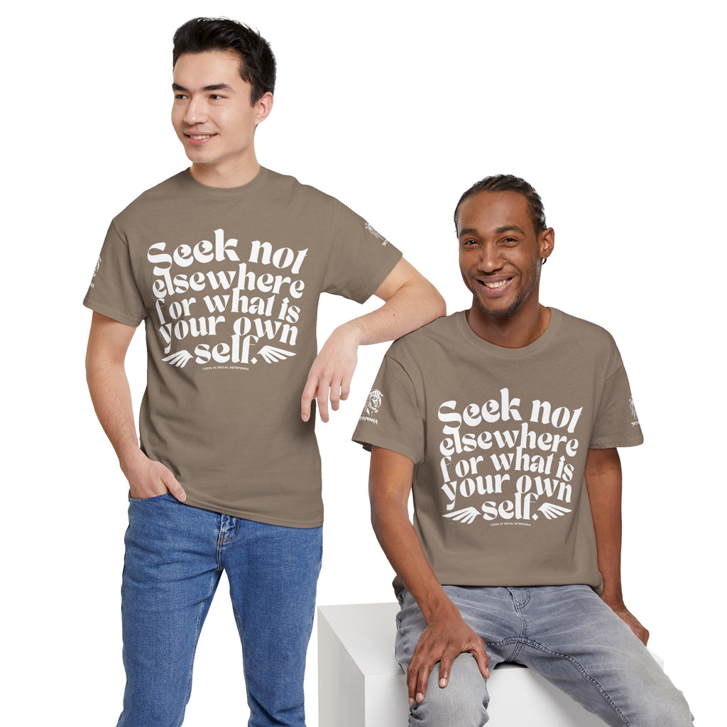 Seek Not Elsewhere Unisex Heavy Cotton Tee