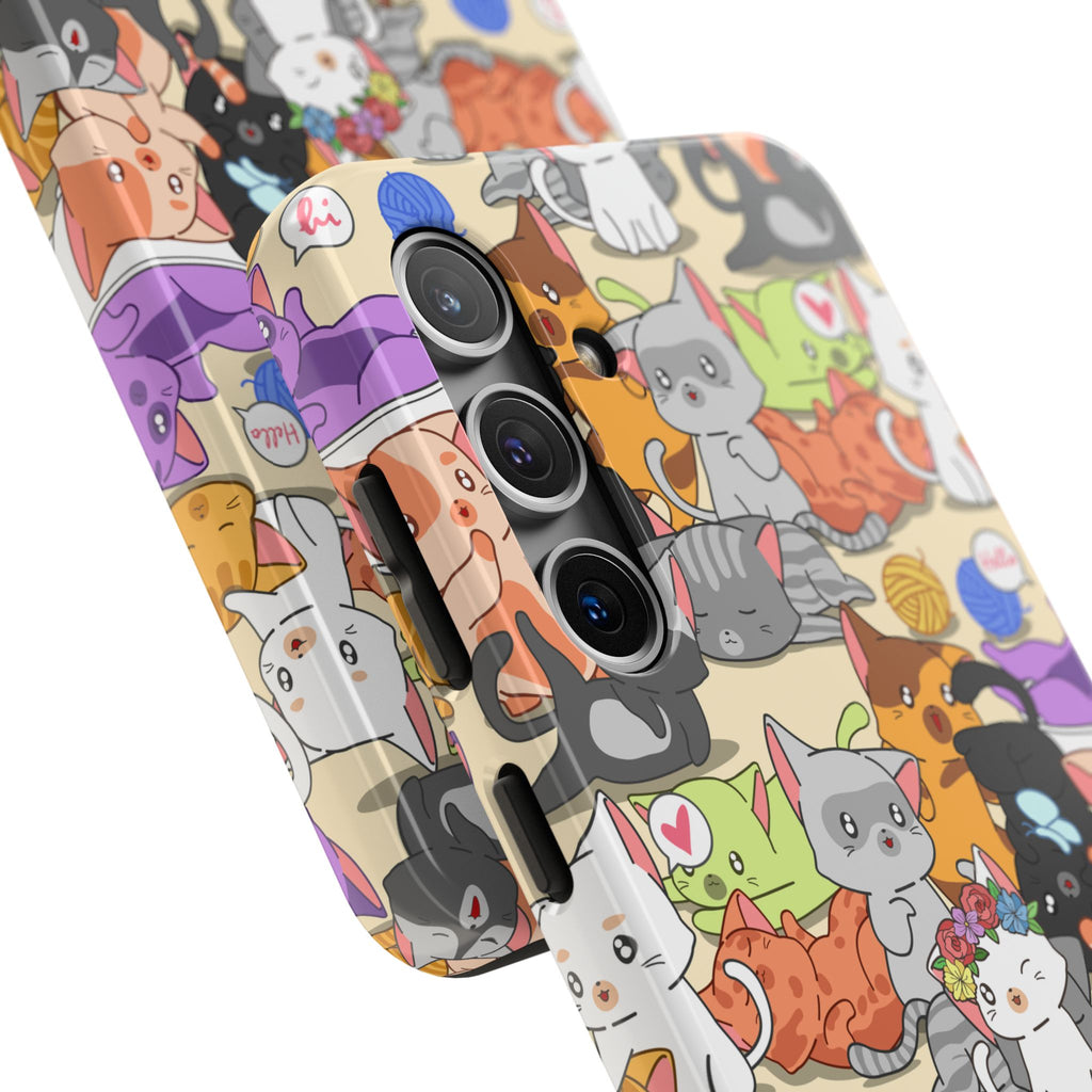 Cats A Lot Tough Phone Case (For iPhone, Galaxy & More)