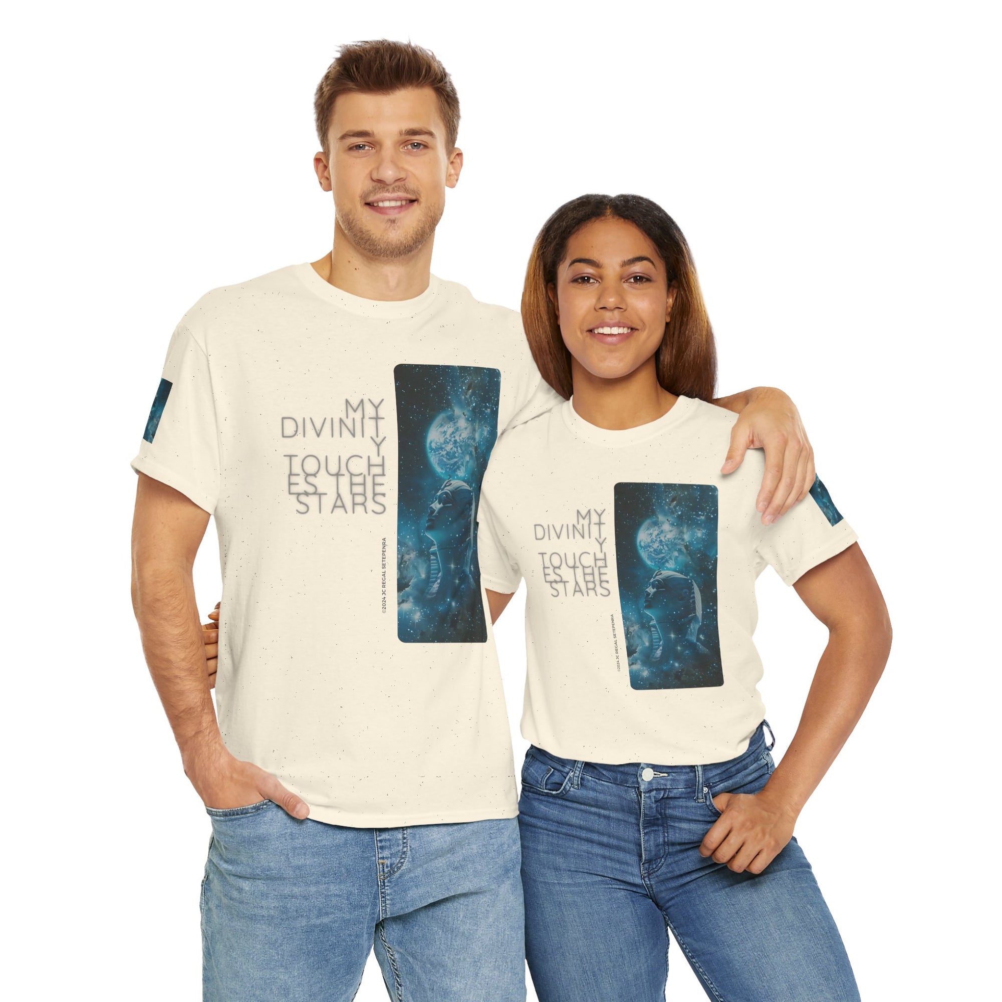 My Divinity Touches The Stars Unisex Heavy Cotton Tee