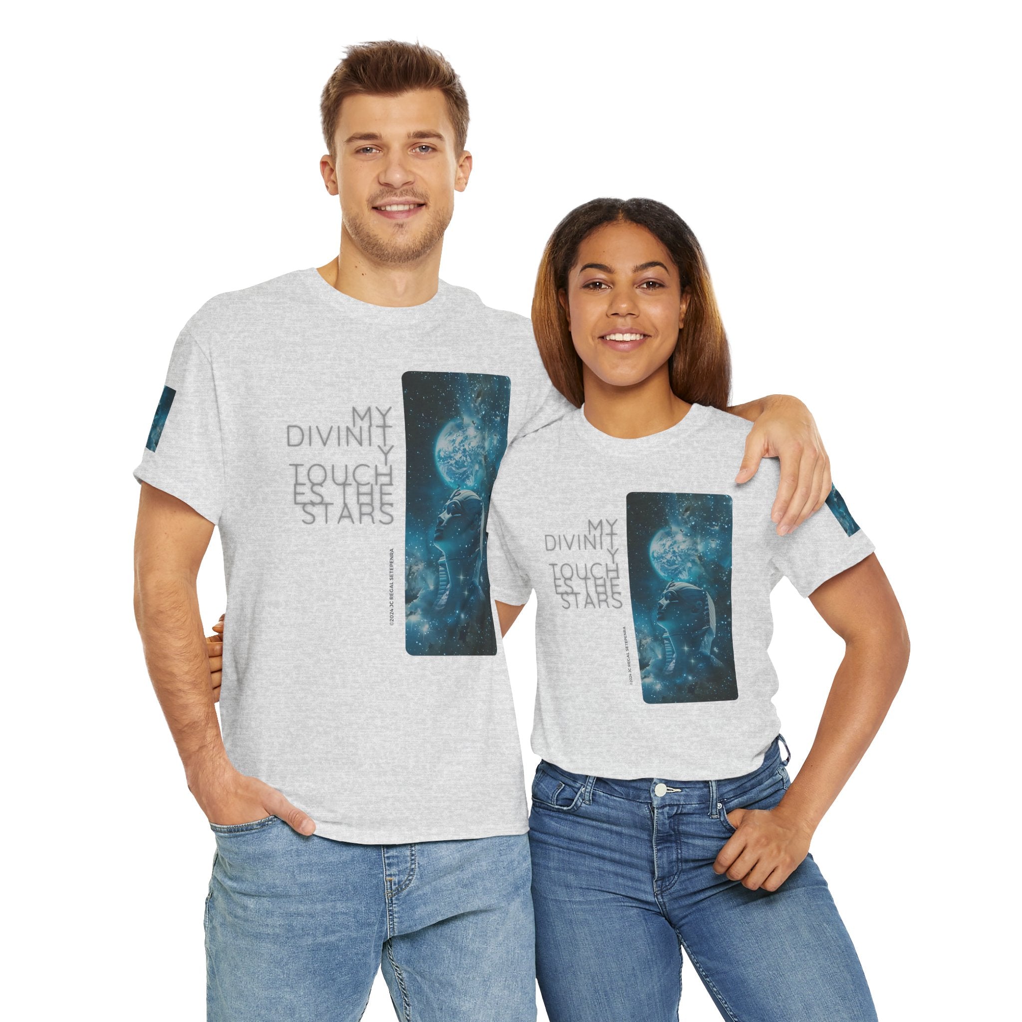 My Divinity Touches The Stars Unisex Heavy Cotton Tee