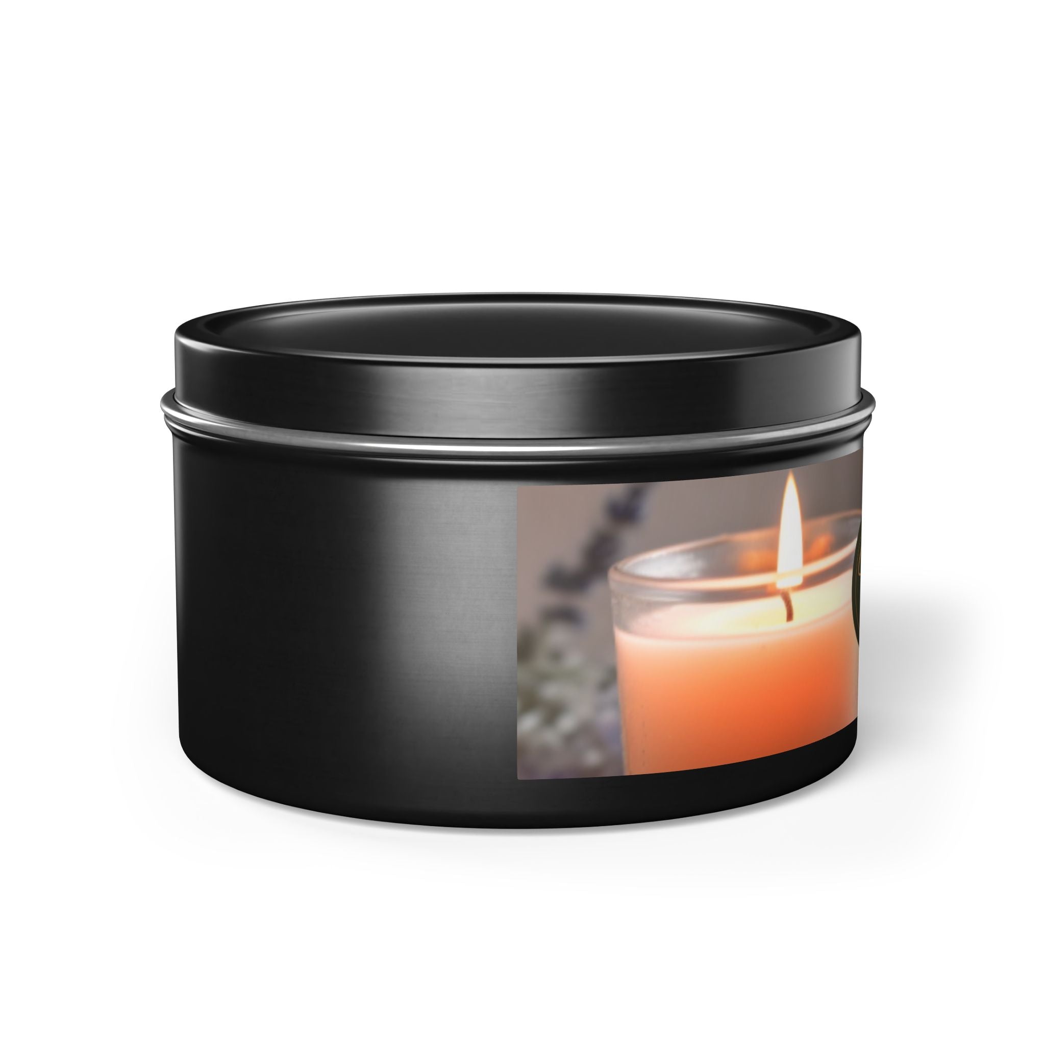 Scintillating Scents by SETEPENRA Tin Candles - Gold, Silver, Black (4oz, 8oz)