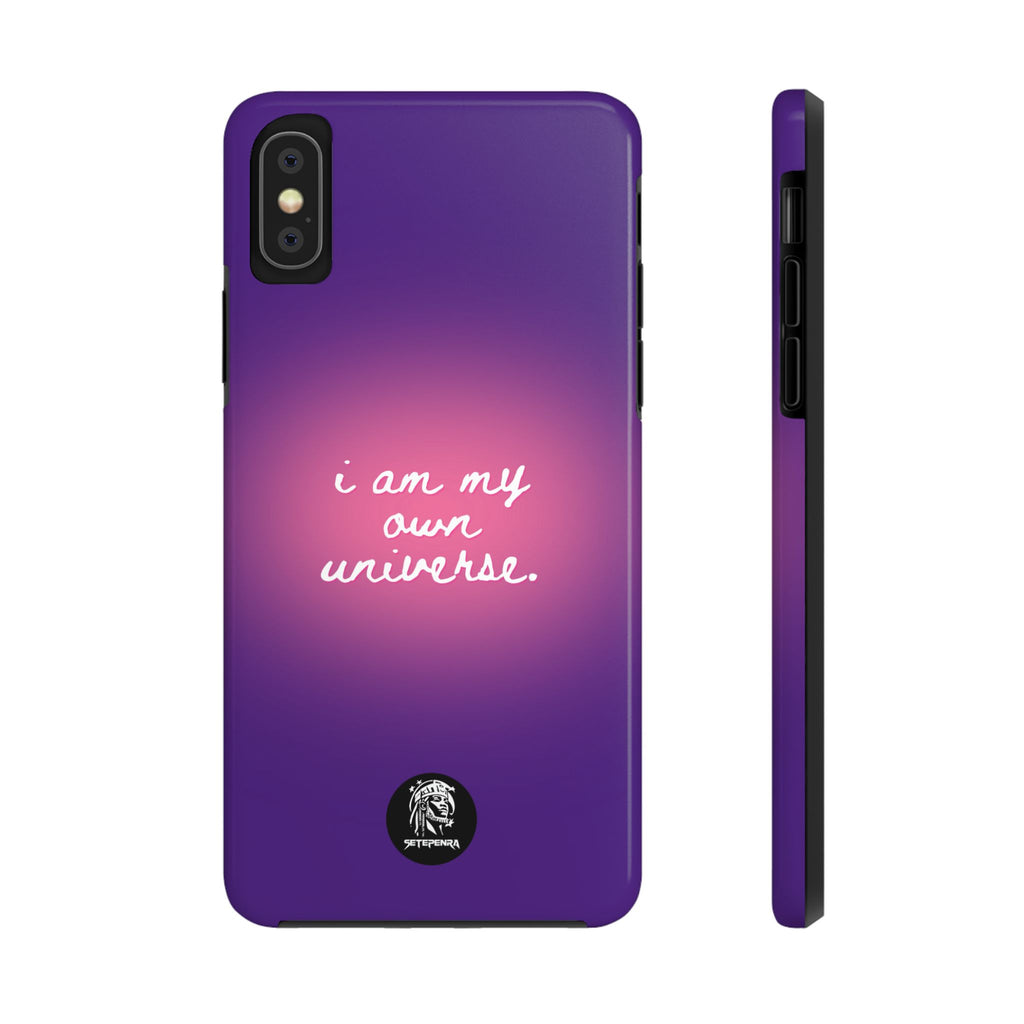 I Am My Own Universe Tough Phone Case (For iPhone, Galaxy & More) - Purple SETEPENRA Phone Case.