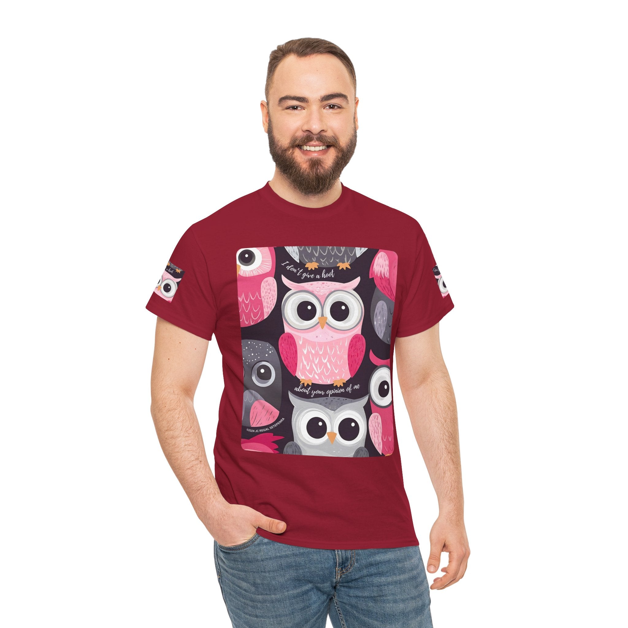 Don't Give A Hoot Unisex Heavy Cotton Tee