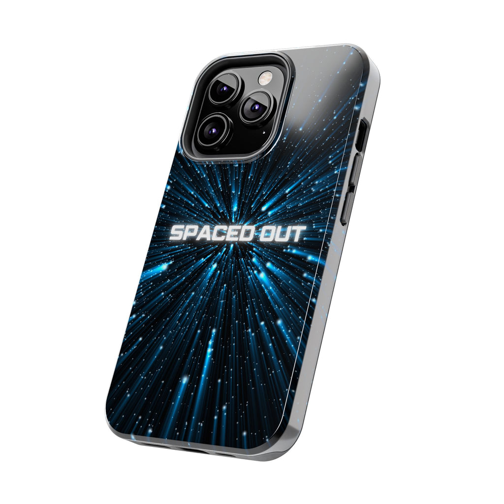 Spaced Out Tough Phone Case — Cosmic Space Warp Protective Cover