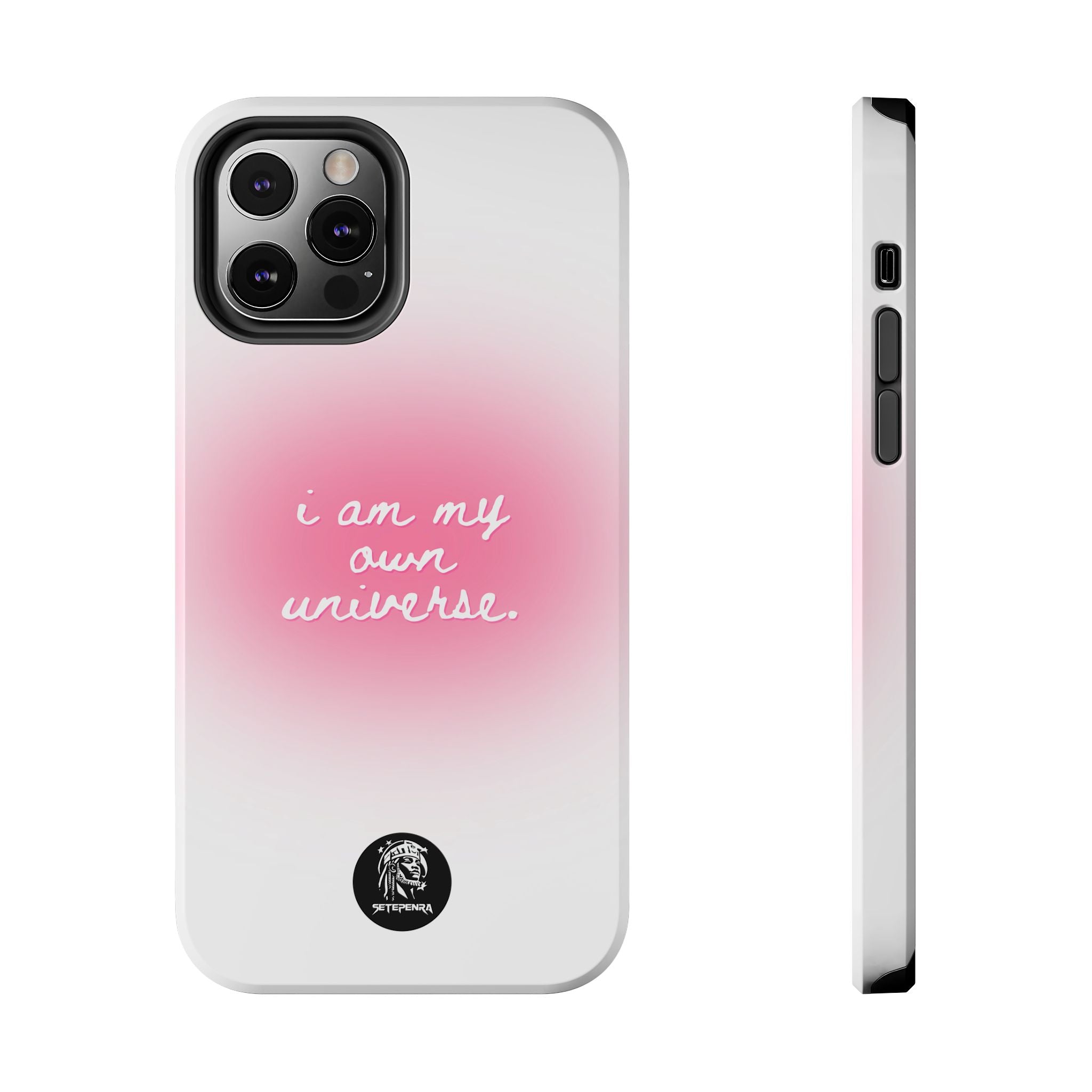 I Am My Own Universe Tough Phone Case (For iPhone, Galaxy & More) - White SETEPENRA Phone Case.