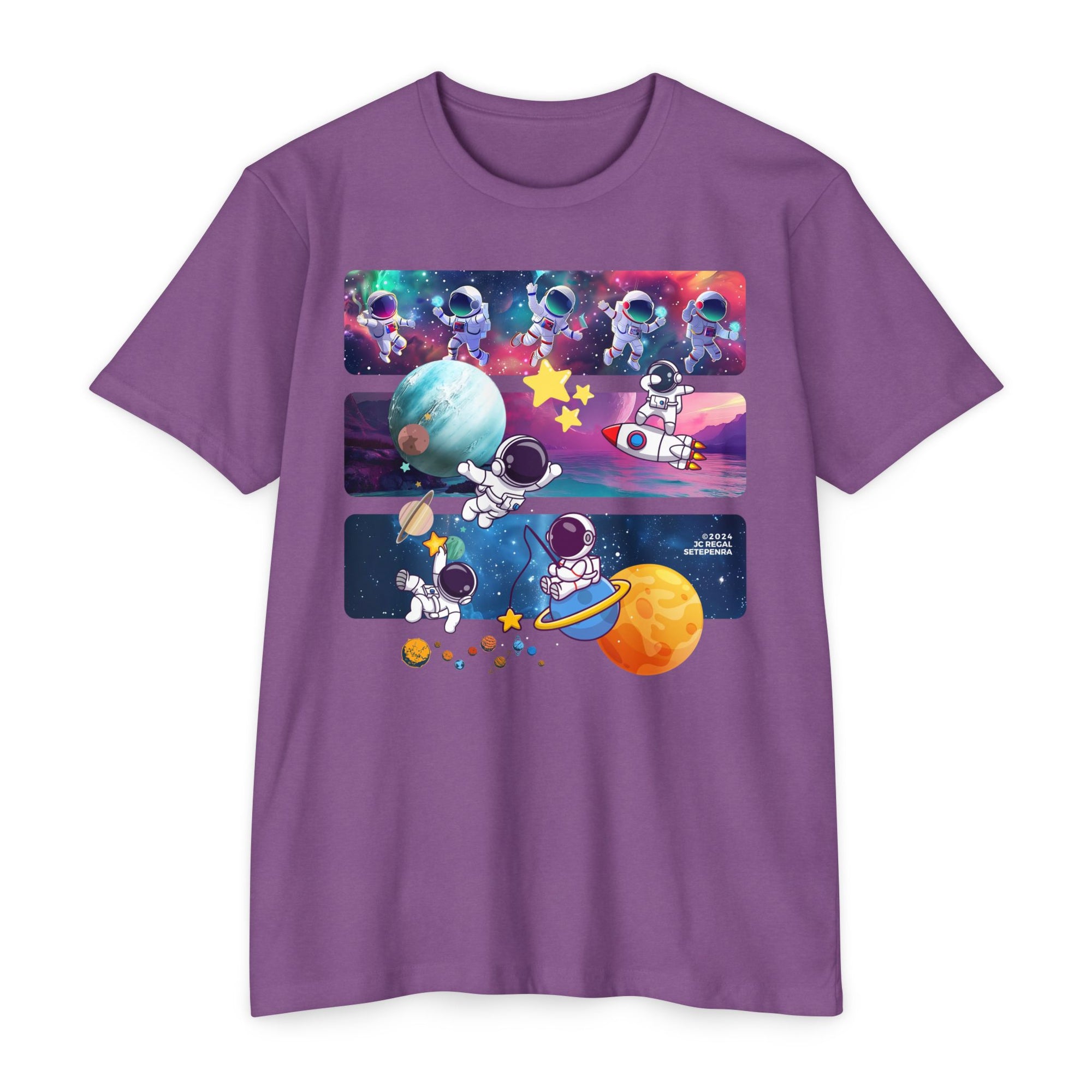 Astro Cosmo (V2.0) Unisex CVC Jersey T-shirt SETEPENRA T-Shirt.
