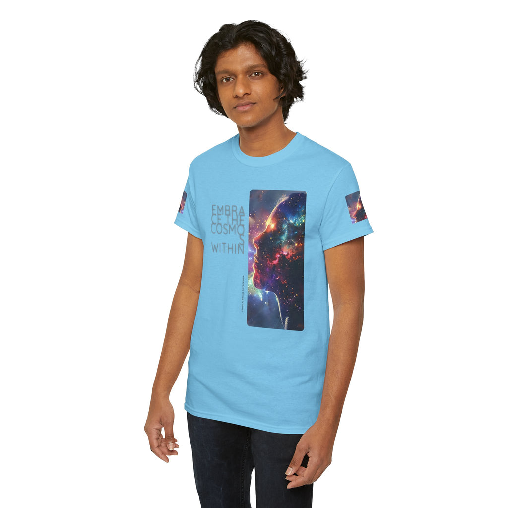 Embrace The Cosmos Within Unisex Heavy Cotton Tee