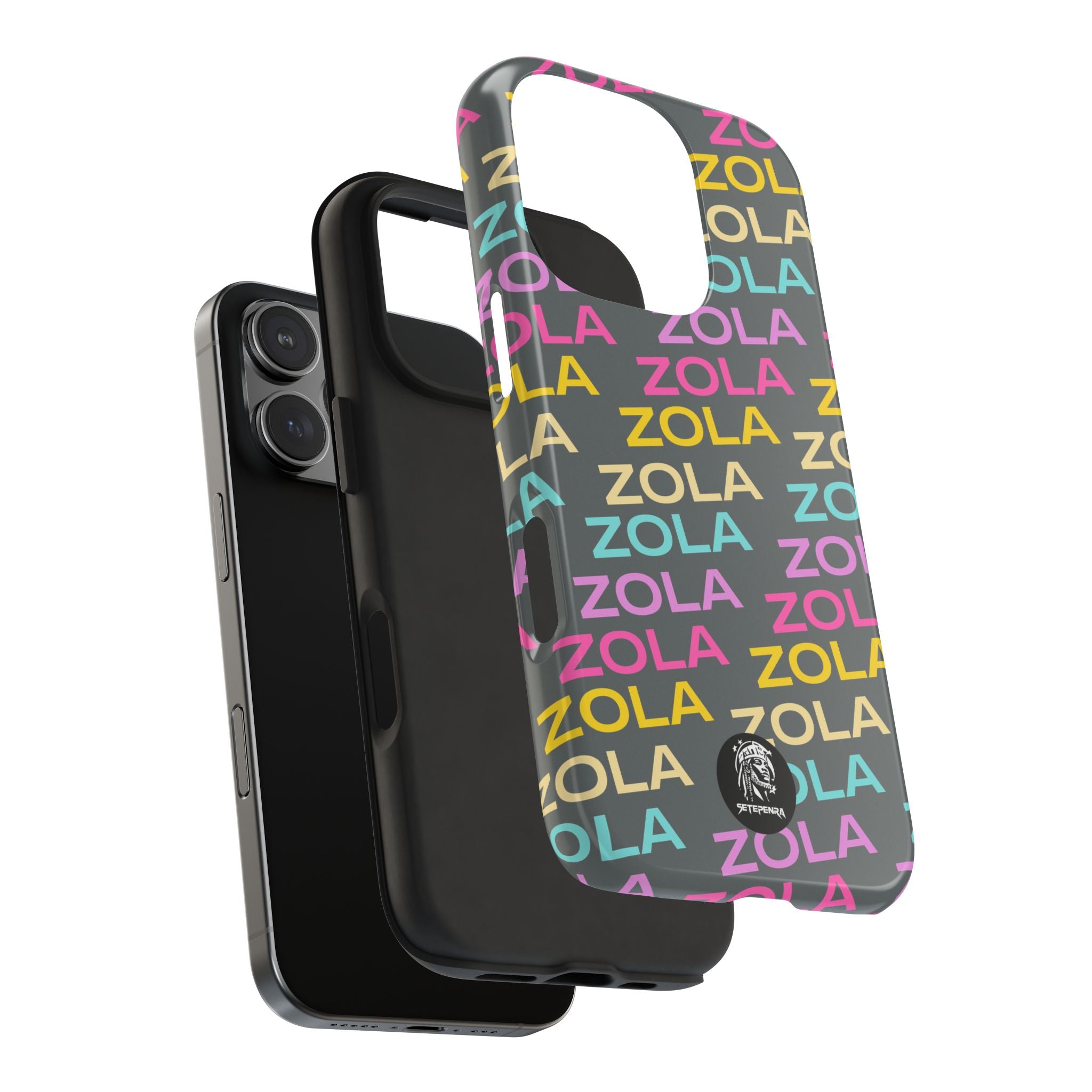 Zola Tough Phone Case (For iPhone, Galaxy & More) - Dark Grey