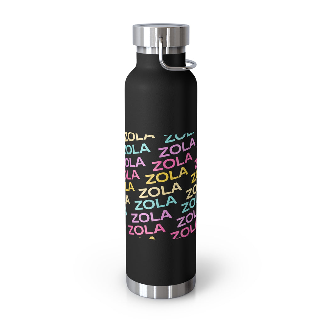 Zola Copper Vacuum Insulated Bottle, 22oz