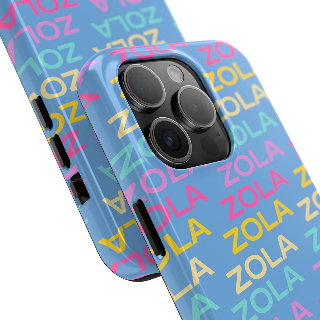 Zola Tough Phone Case (For iPhone, Galaxy & More) - Light Blue