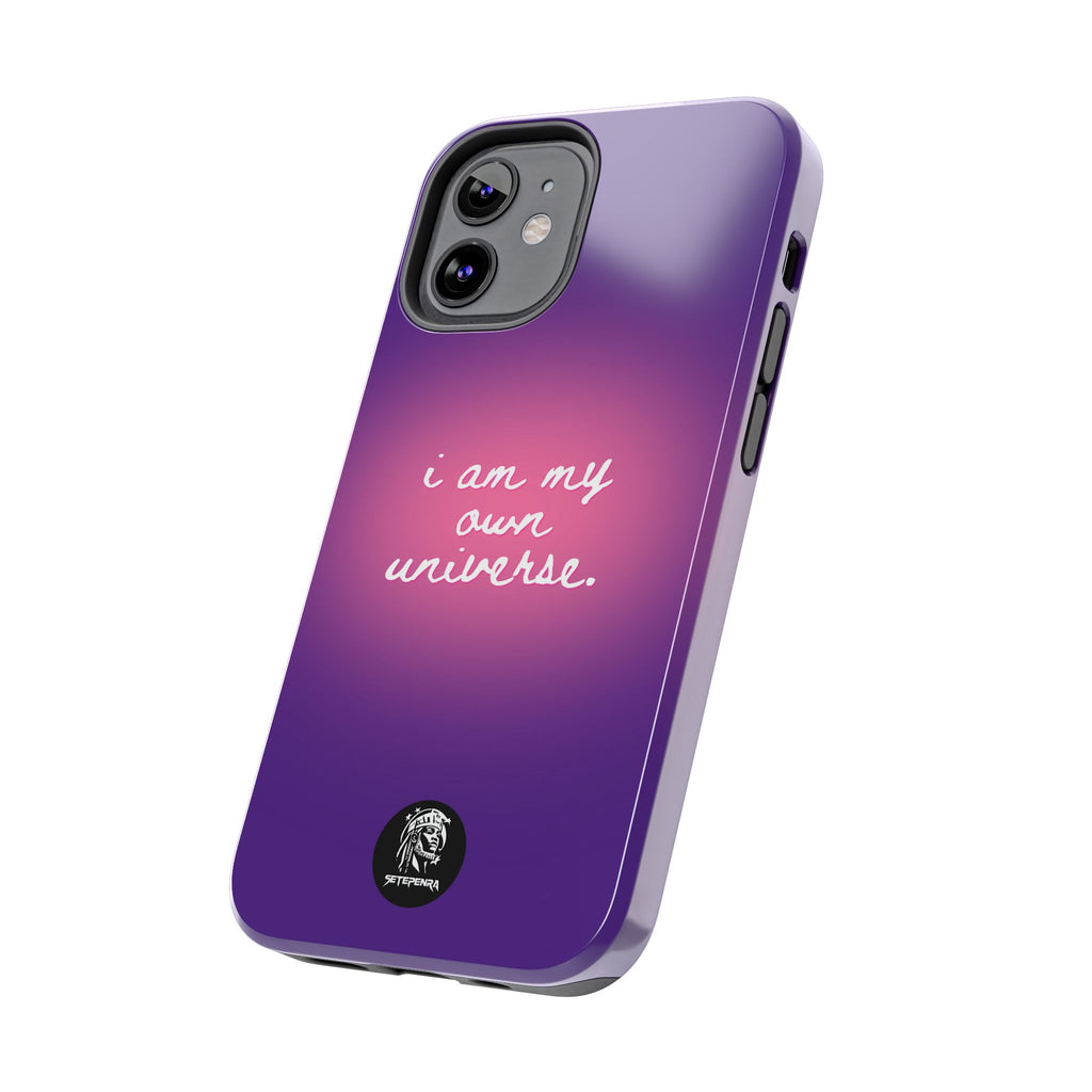 I Am My Own Universe Tough Phone Case (For iPhone, Galaxy & More) - Purple