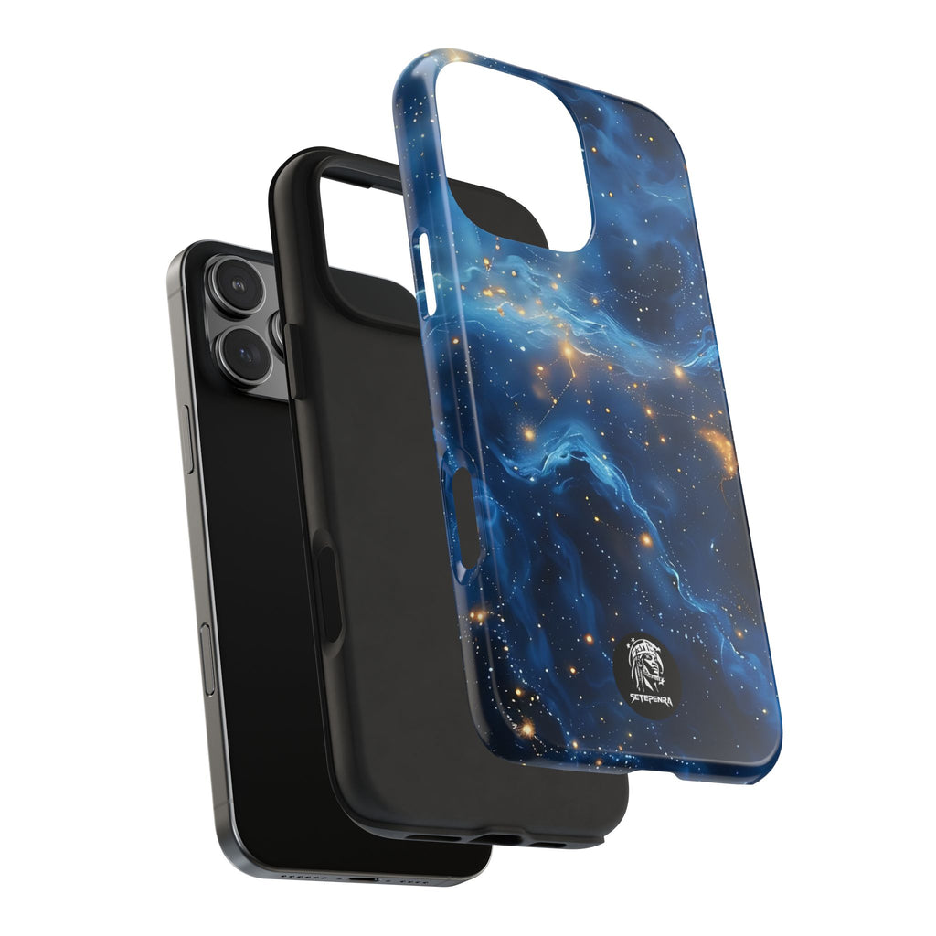 Blue Cosmos Tough Phone Case (For iPhone, Galaxy & More)