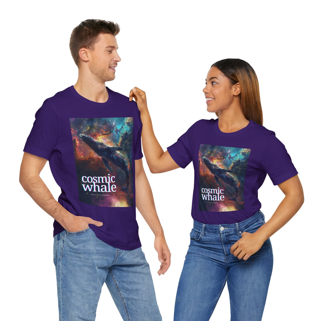 Cosmic Whale Unisex Jersey Short Sleeve Tee