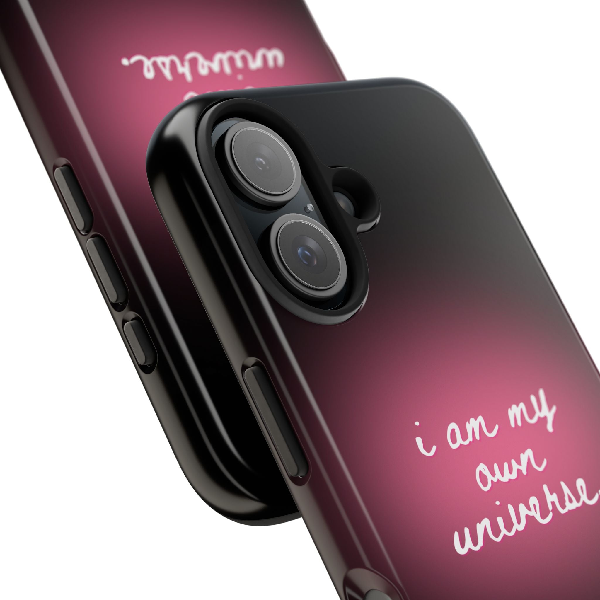 I Am My Own Universe — Pink Glow Protective Cover Tough Phone Case