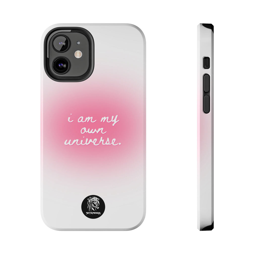 I Am My Own Universe Tough Phone Case (For iPhone, Galaxy & More) - White SETEPENRA Phone Case.