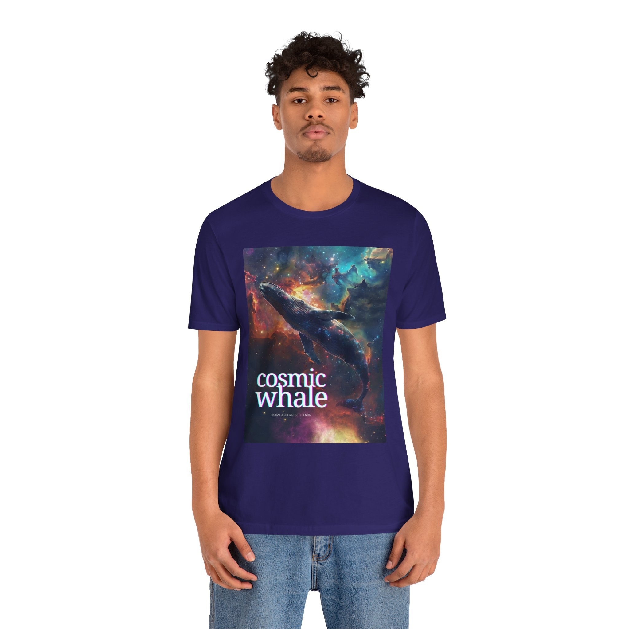Cosmic Whale Unisex Jersey Short Sleeve Tee