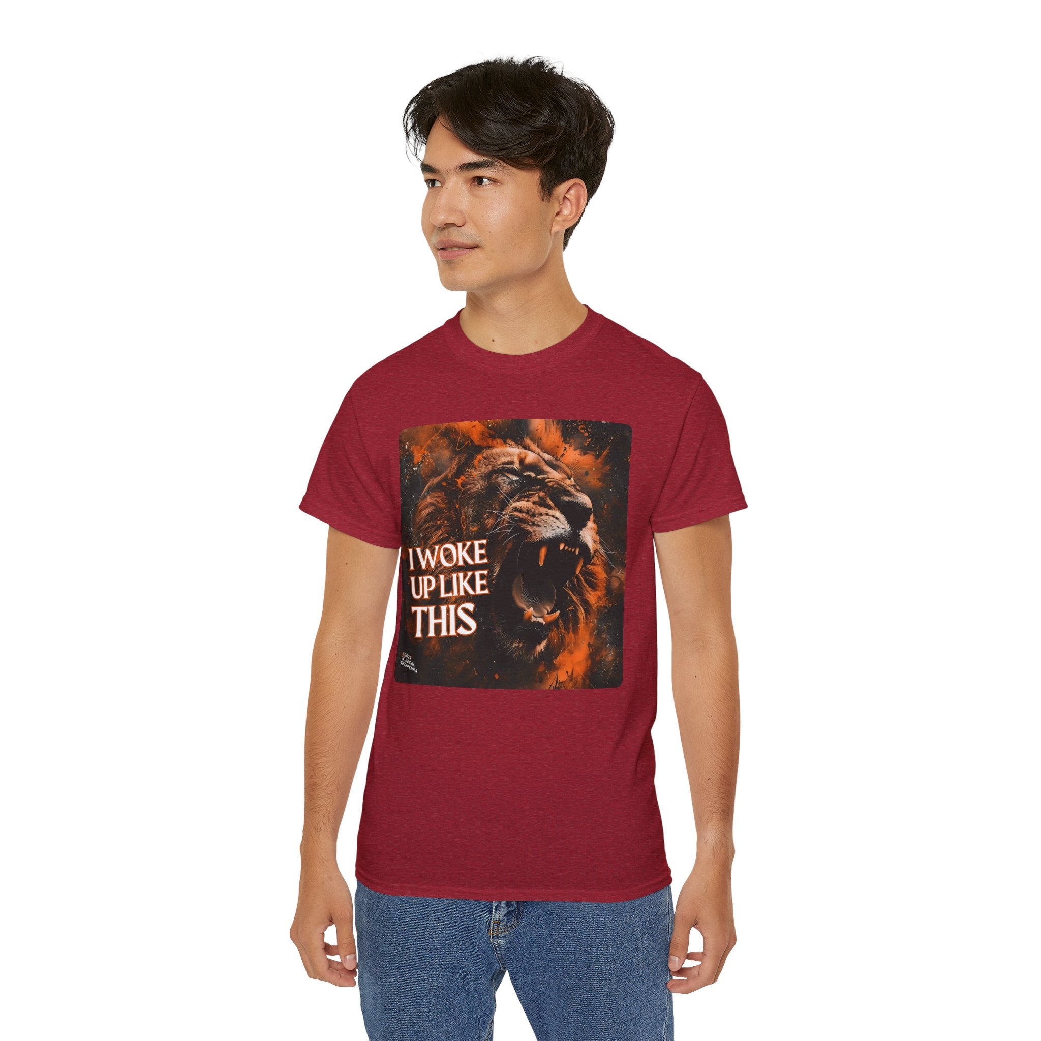I Woke Up Like This (Roaring Edition 1) Unisex Ultra Cotton Tee