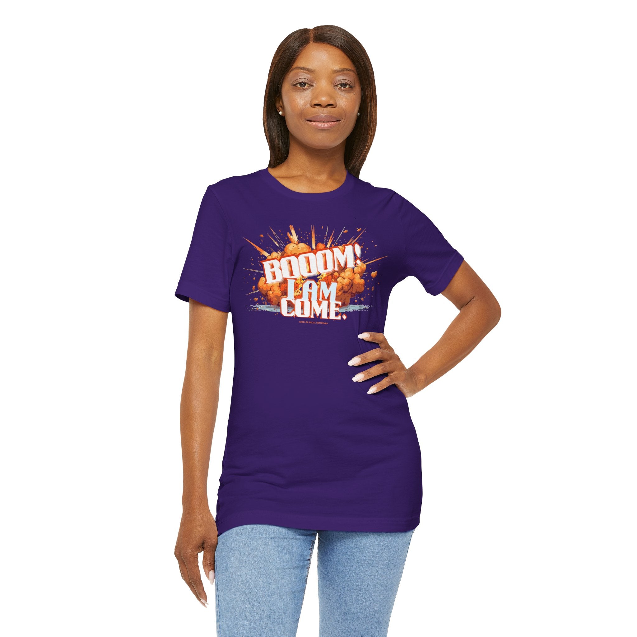 BOOOM! I AM COME Unisex Jersey Short Sleeve Tee