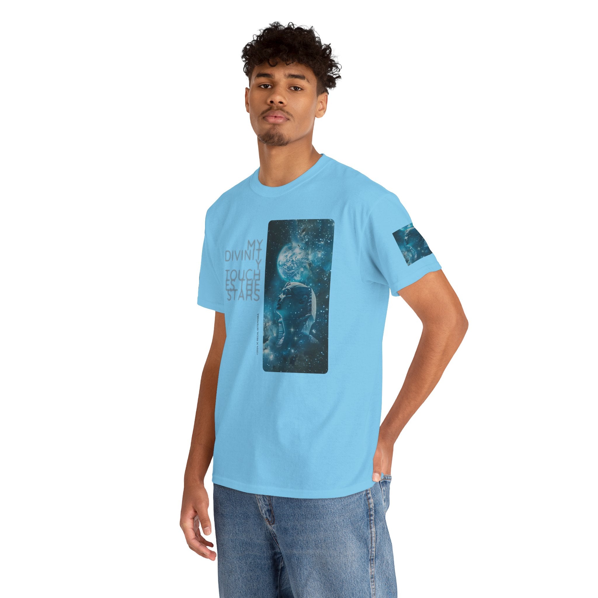 My Divinity Touches The Stars Unisex Heavy Cotton Tee