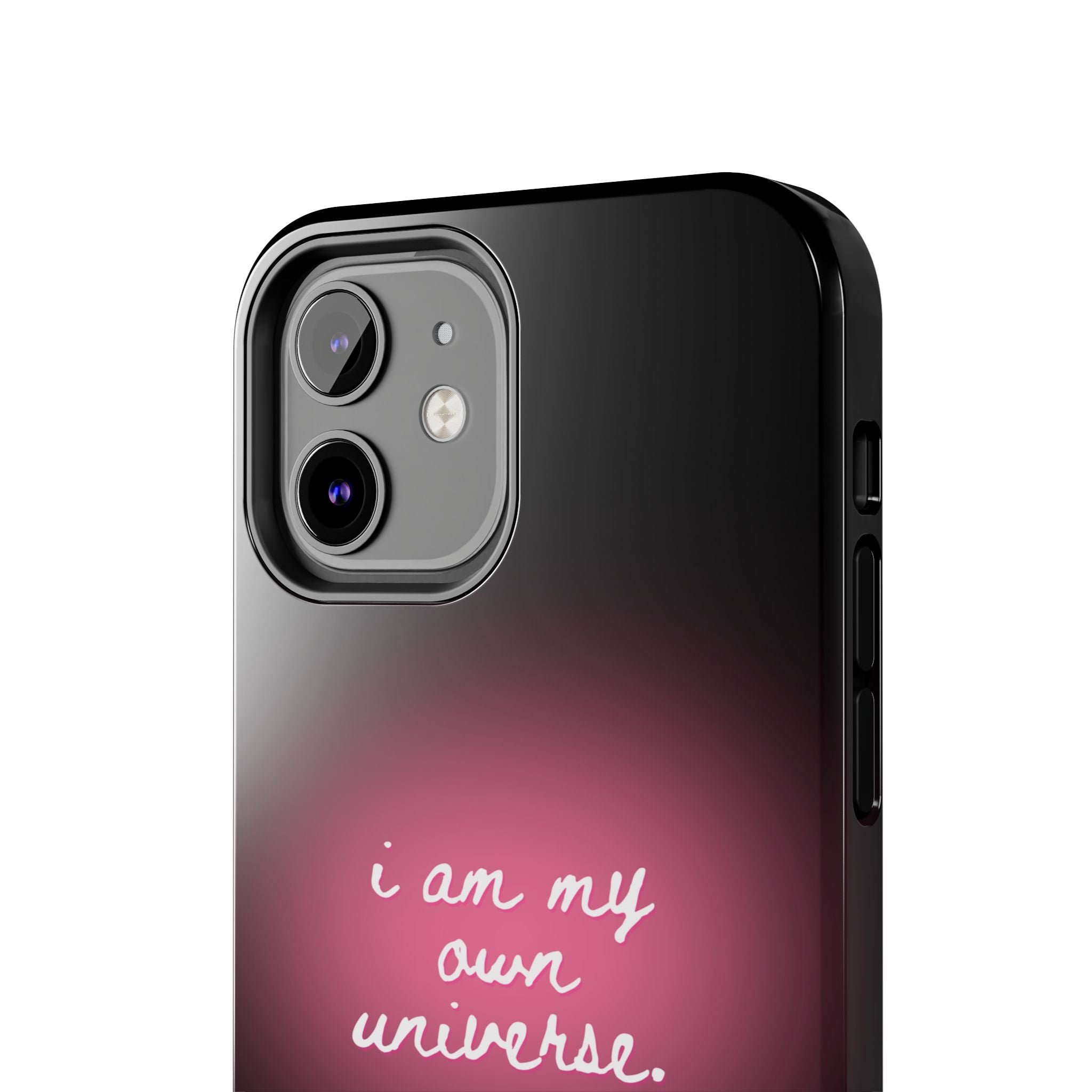 I Am My Own Universe — Pink Glow Protective Cover Tough Phone Case