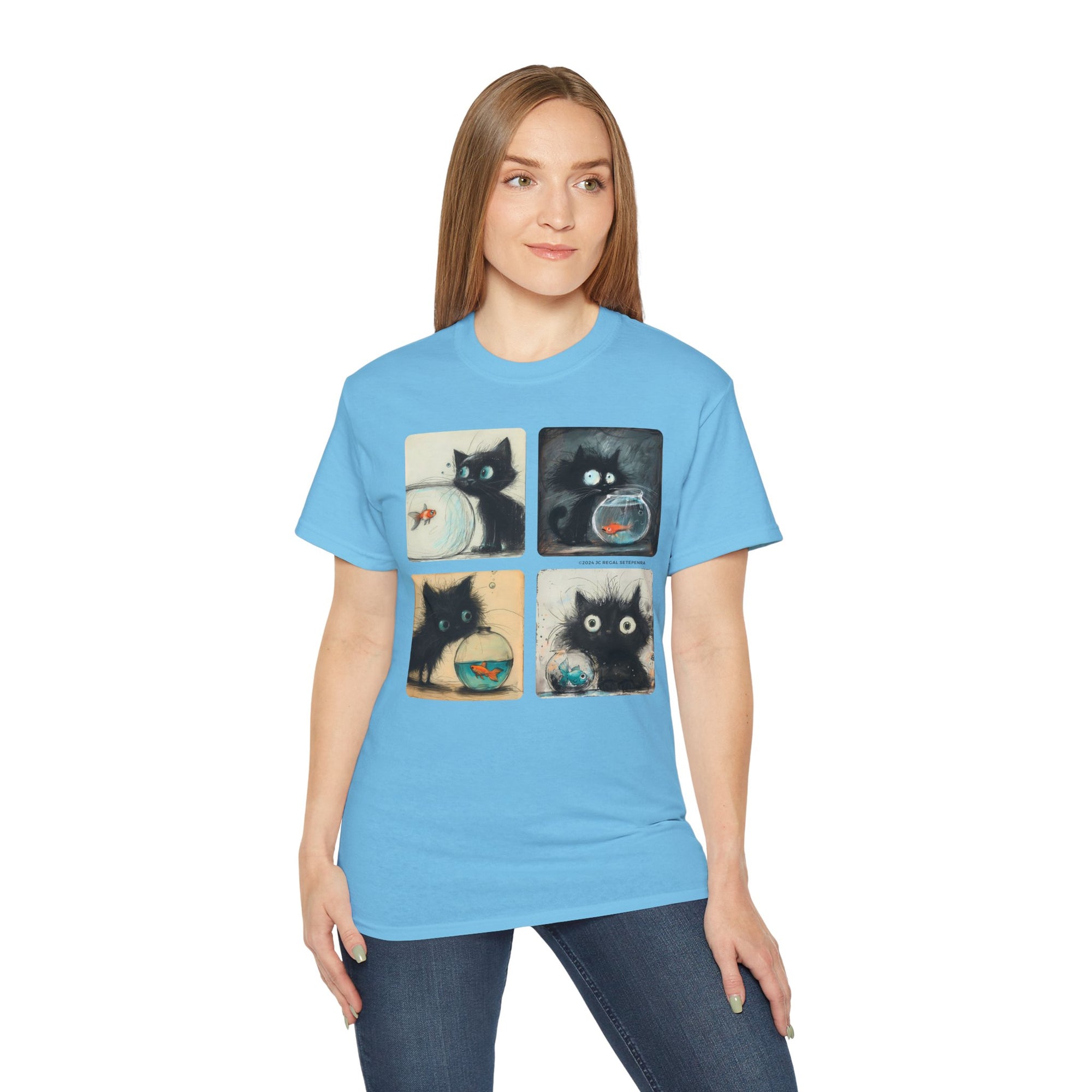 Fishy Kitty Unisex Ultra Cotton Tee