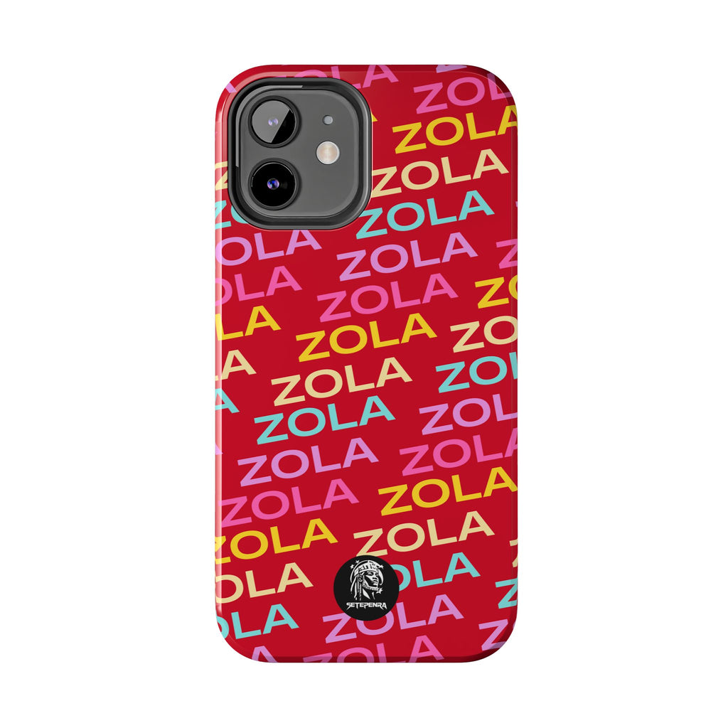 Zola Tough Phone Case (For iPhone, Galaxy & More) - Dark Red