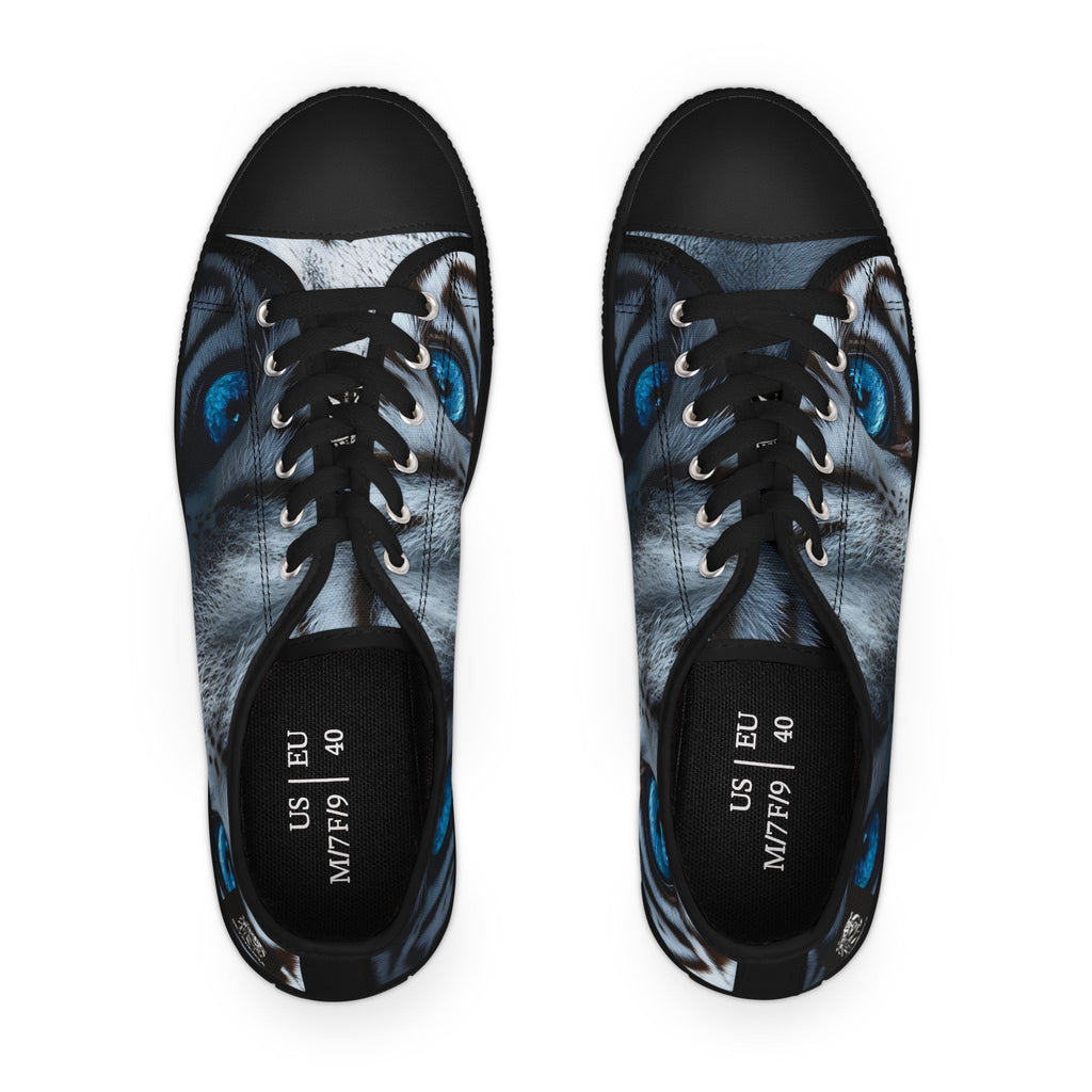 Primal Power Women's Low Top Sneakers - White Tiger (1st Edition) SETEPENRA Shoes.